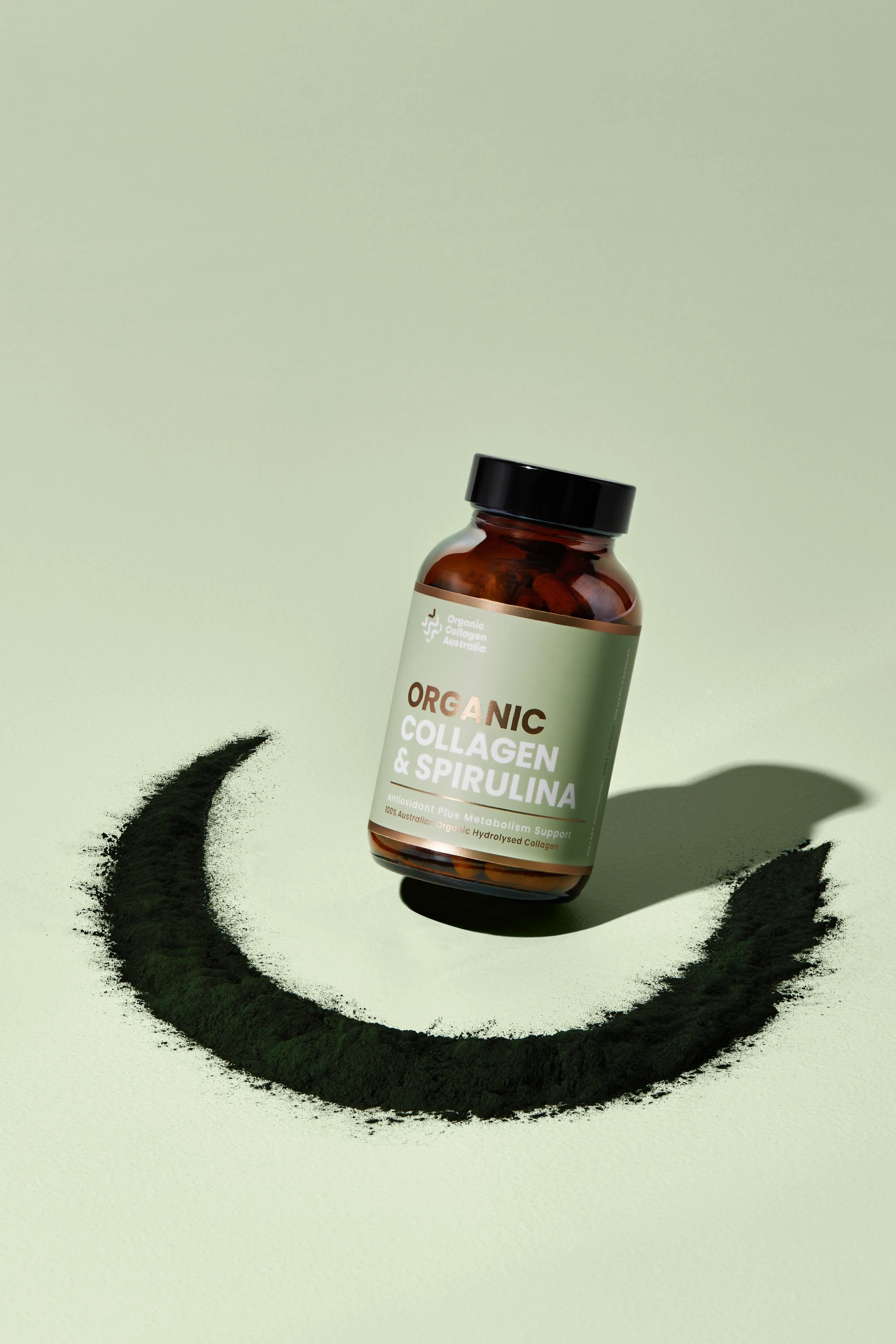 Creative Product Photography for Organic Collagen Australia by April Gillies Photography Studio