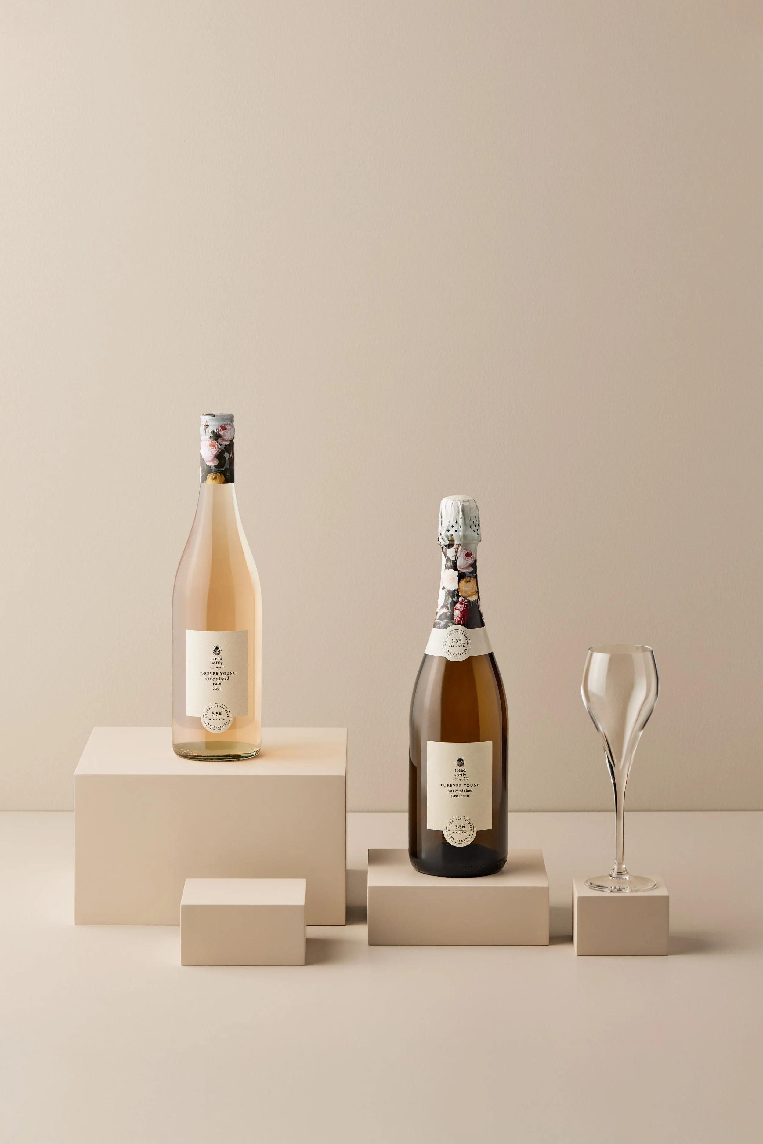 Creative Product Photography for Tread Softly by Fourth Wave Wine by April Gillies Photography Studio