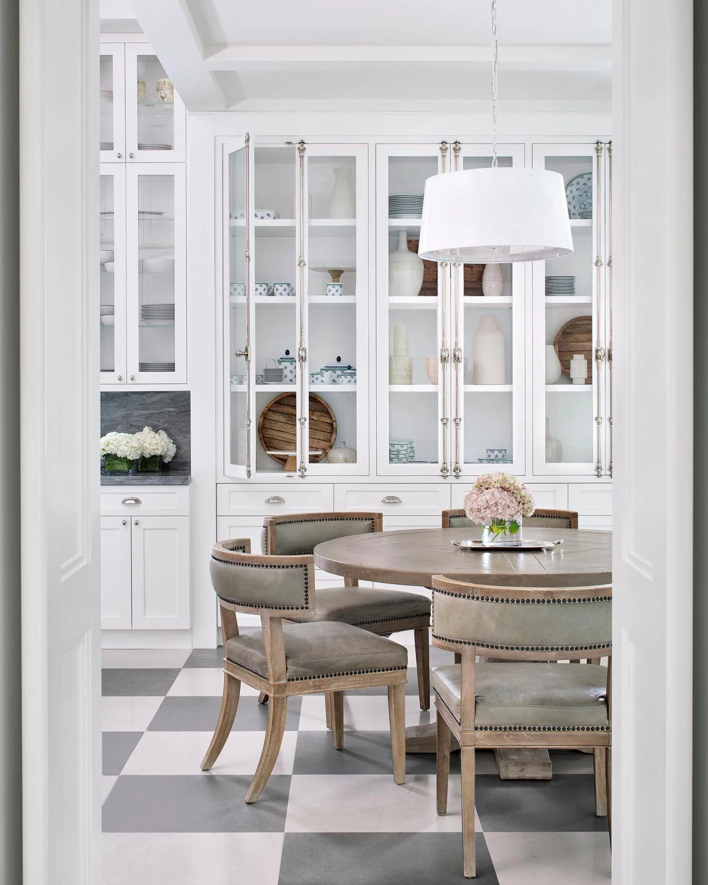 The breakfast table...