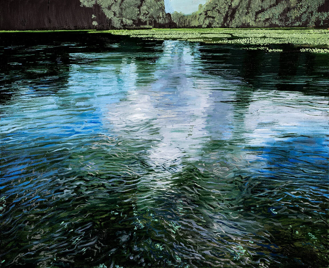     If Not For You, Ichetucknee, FL    Oil on Panel /  16 x 19 inches  