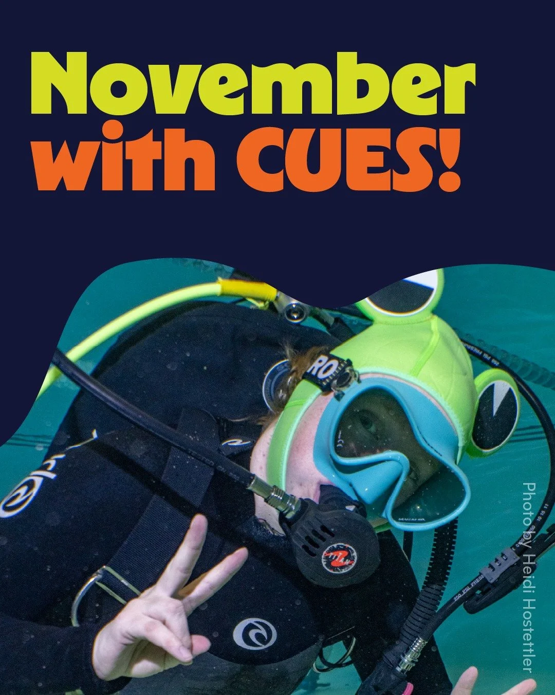 What's happening this month with CUES? Meetings, courses and our first Blue Friday celebration!

Members: attend 6 or more meetings by April 2026 to earn a free entry to Haigh Quarry next season! 

We still have plenty of room in our upcoming Nitrox 