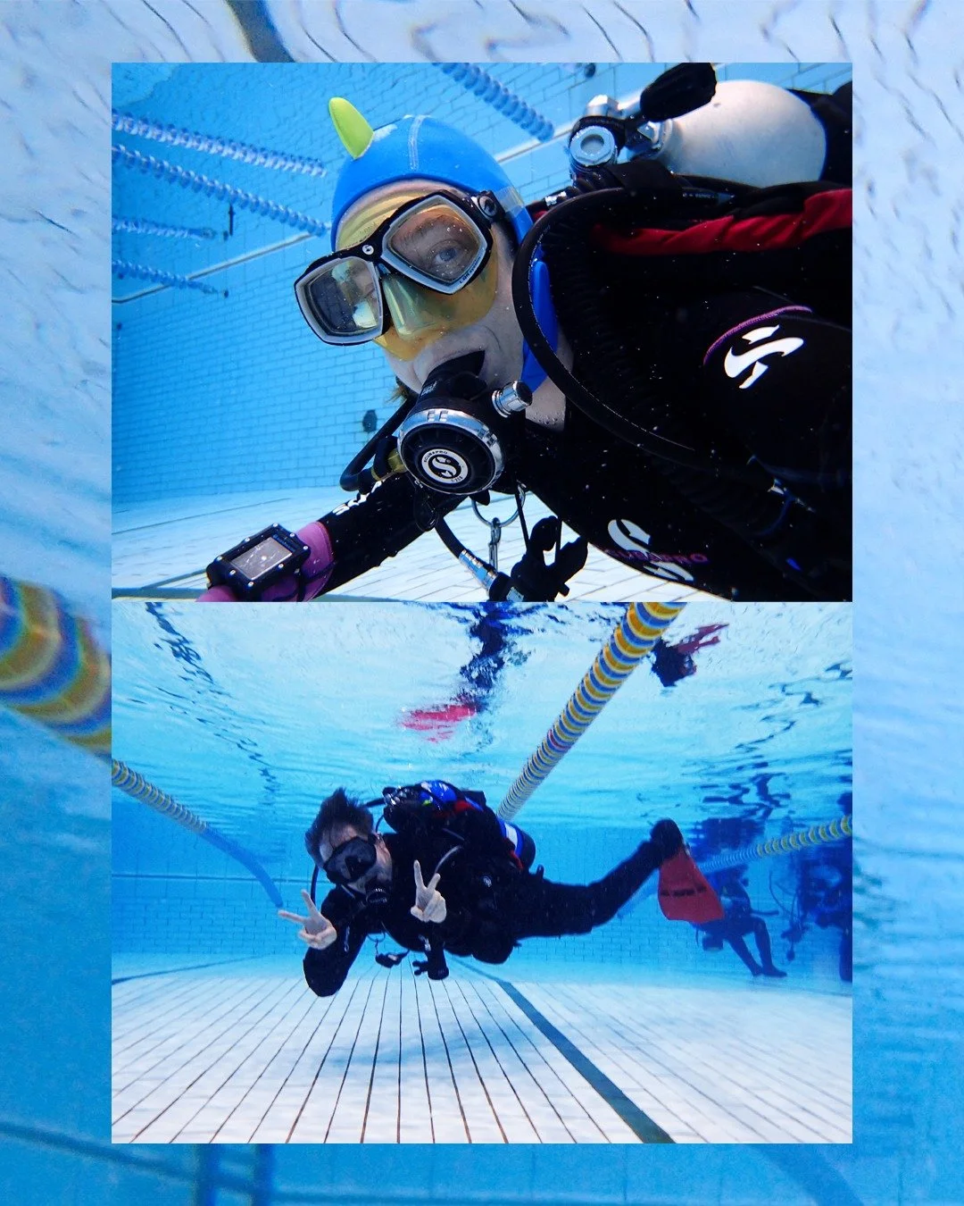 Our first Blue Friday went 'swimmingly!' &mdash; CUES spent last Friday underwater at Theodore Roosevelt High School  in Albany Park, building camaraderie with our new facility partner and raising food and funds for the Irving Park Community Food Pan