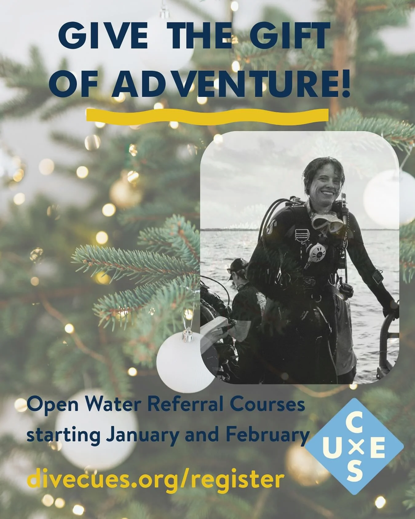 Wondering what to get that special someone who has everything? This holiday season, give the gift of SCUBA! We have open water referral classes in Chicago starting in both January and February. With a referral class, you do the academics and pool tra