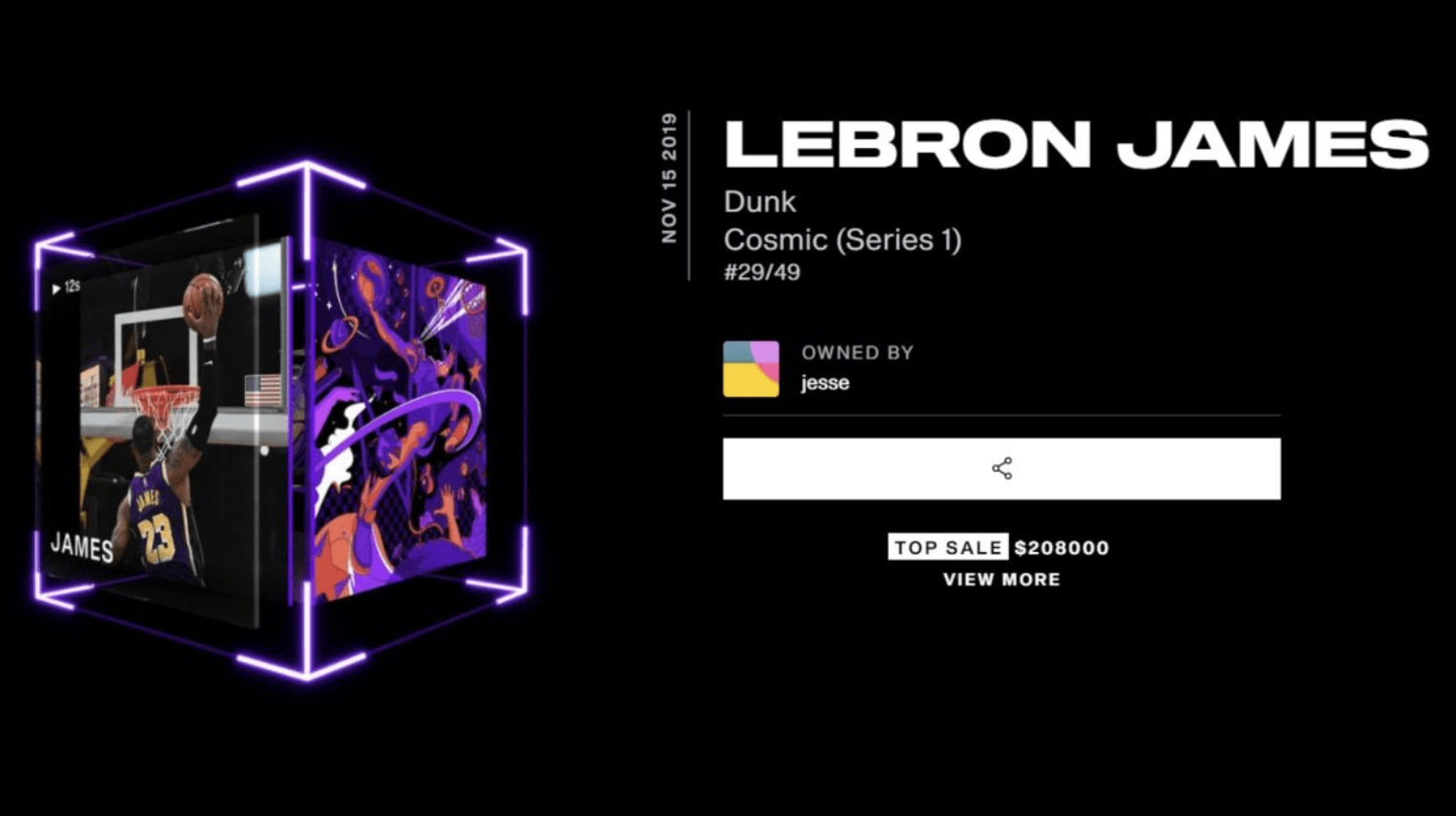 LeBron James “Cosmic” Dunk #29