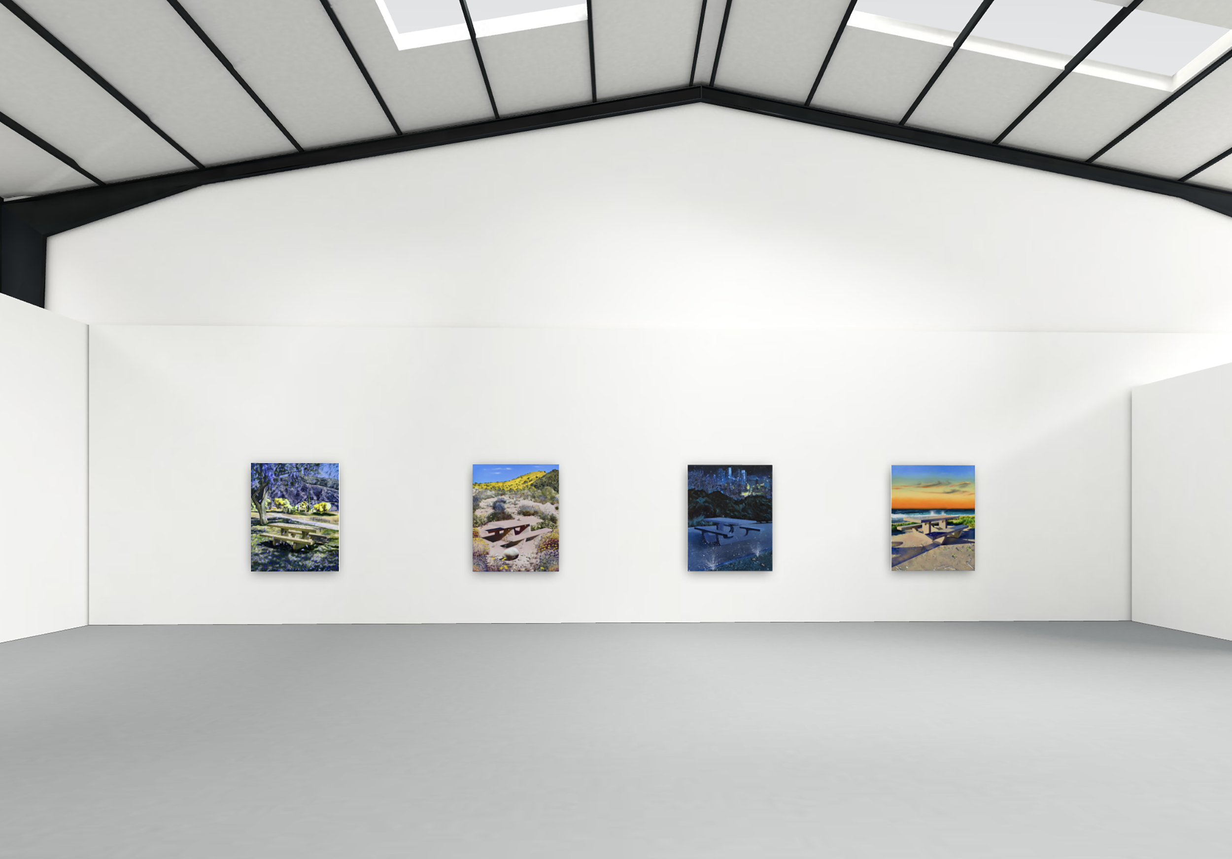 The Four Ecologies (virtual installation)