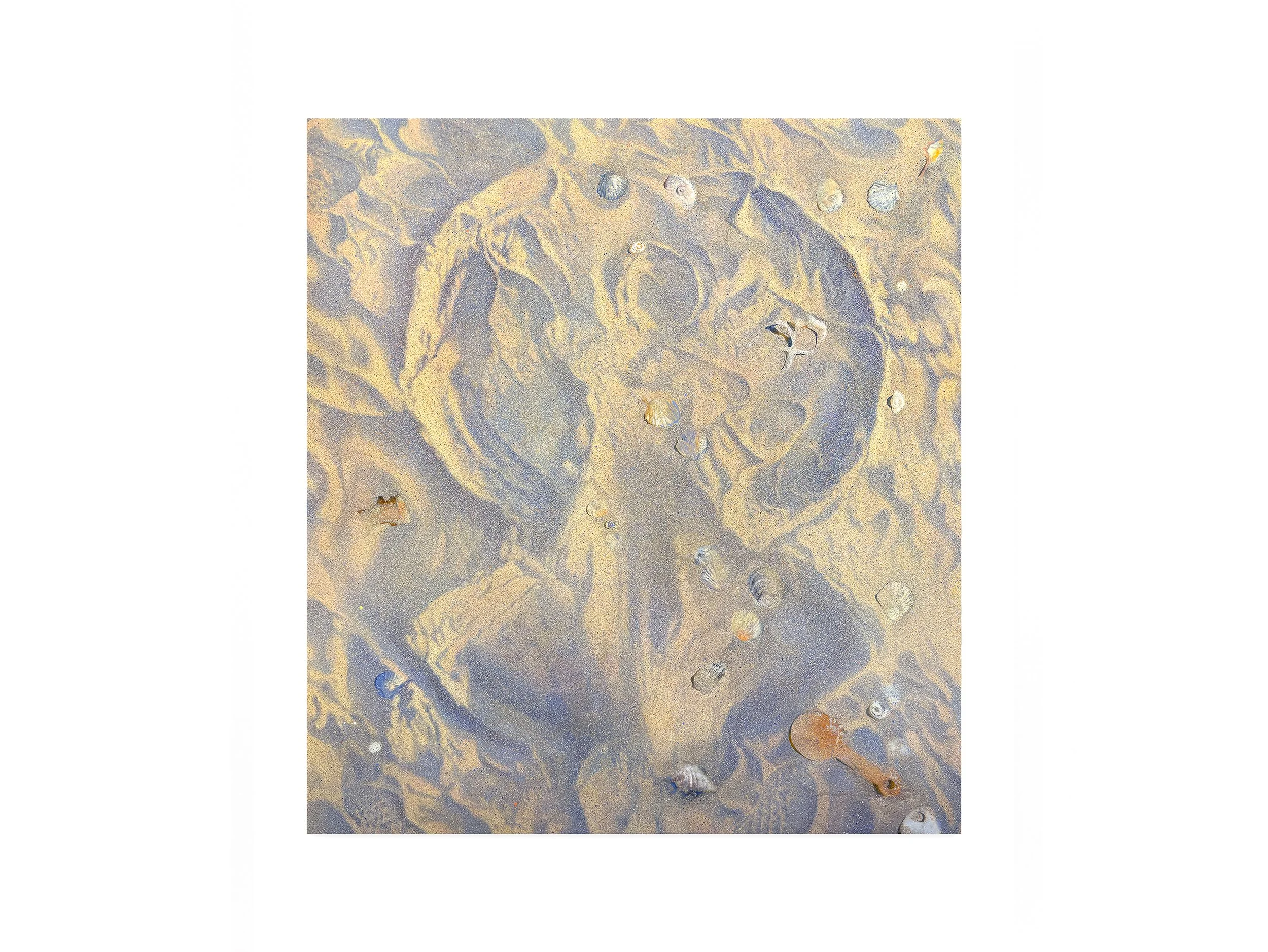 Small Angel, oil and acrylic on canvas, 48 x 44 in