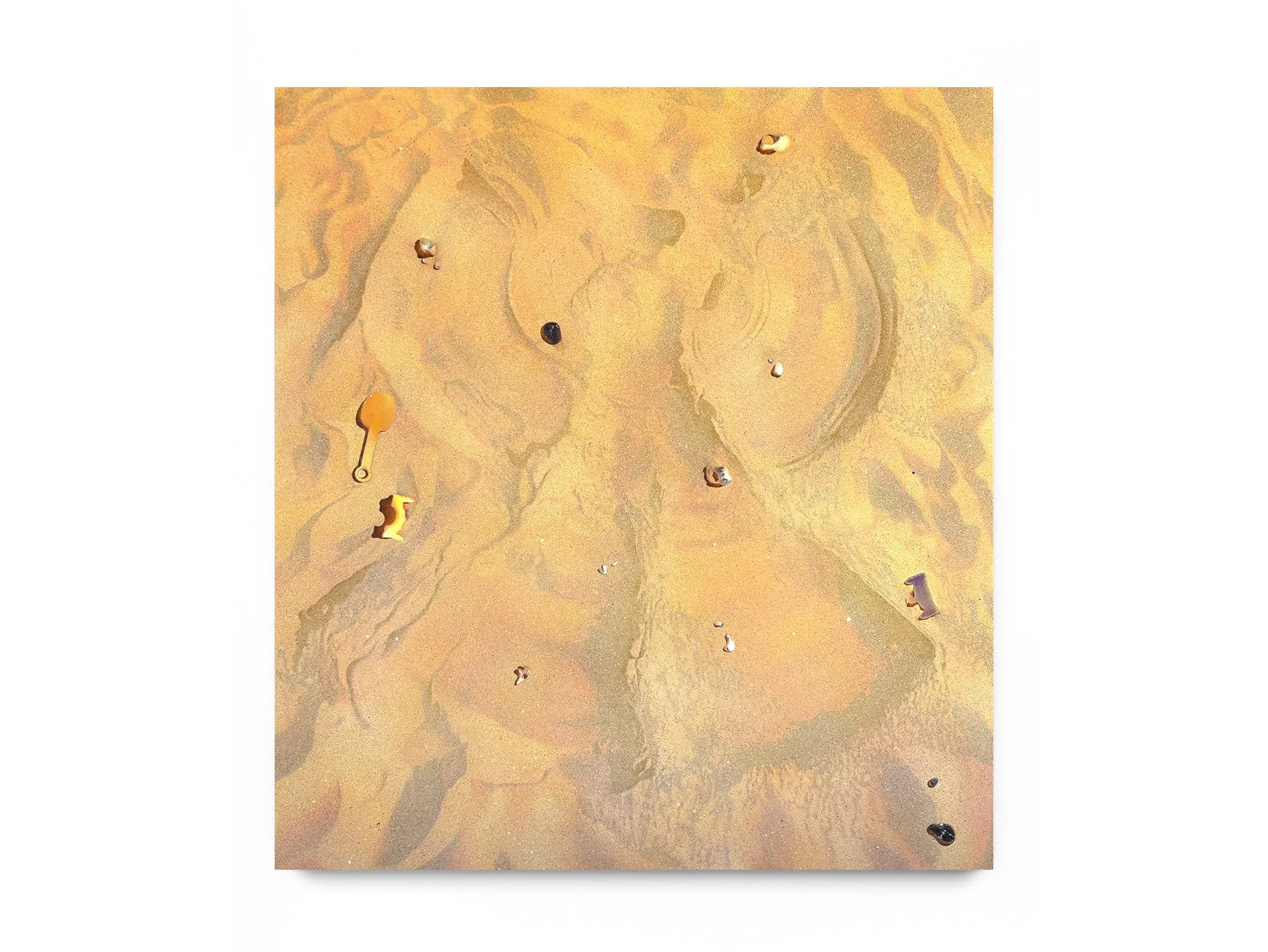 Angel, oil and acrylic on canvas, 72x66 in