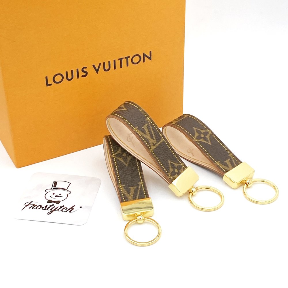 Louis Vuitton Damier Graphite Dragonne Key Holder - Grey Keychains