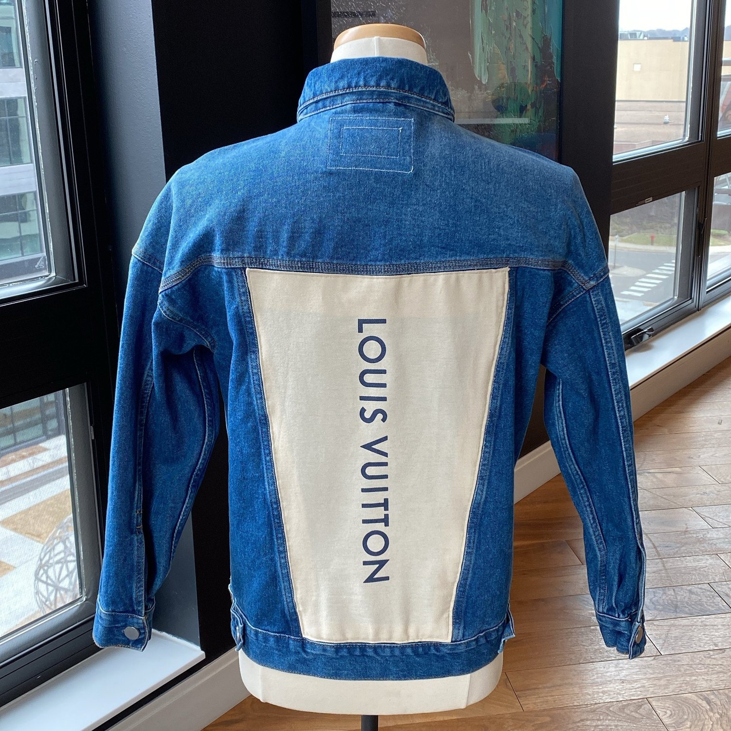 Custom Louis Vuitton Denim Jacket — Frostytch