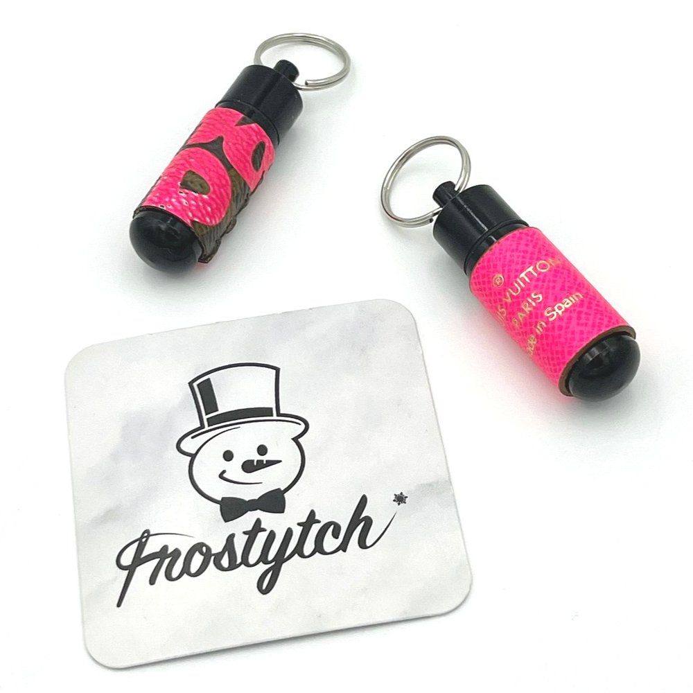 Designer Pill Capsule Keychain — Frostytch