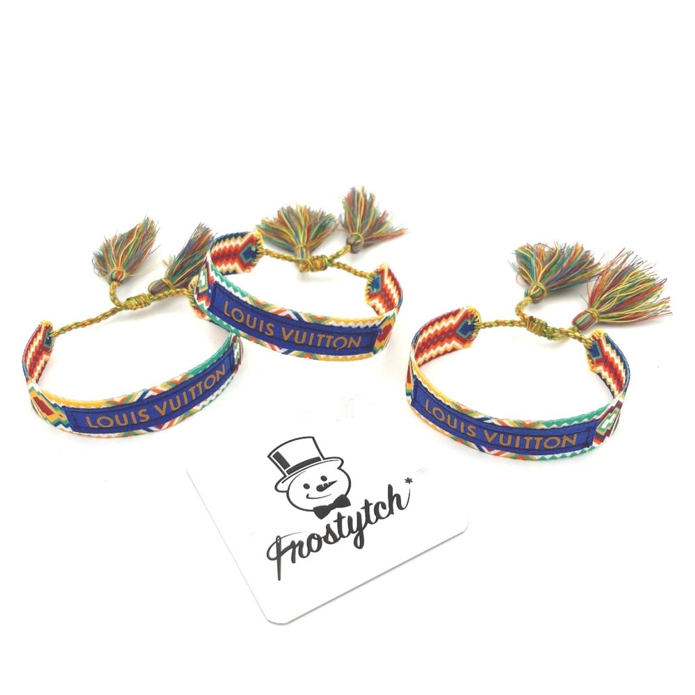 LV Multicolor Woven Bracelet — Frostytch