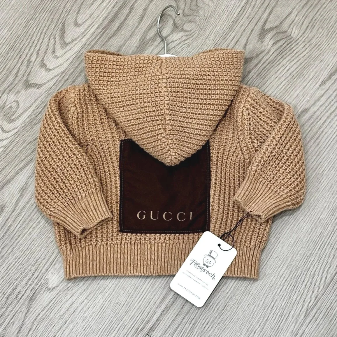 Custom Gucci Baby Cardigan