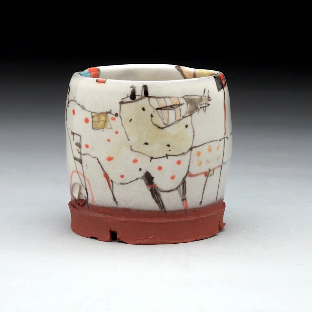 Coyote Wine Cup 8oz. (EW9) — Bede Clarke