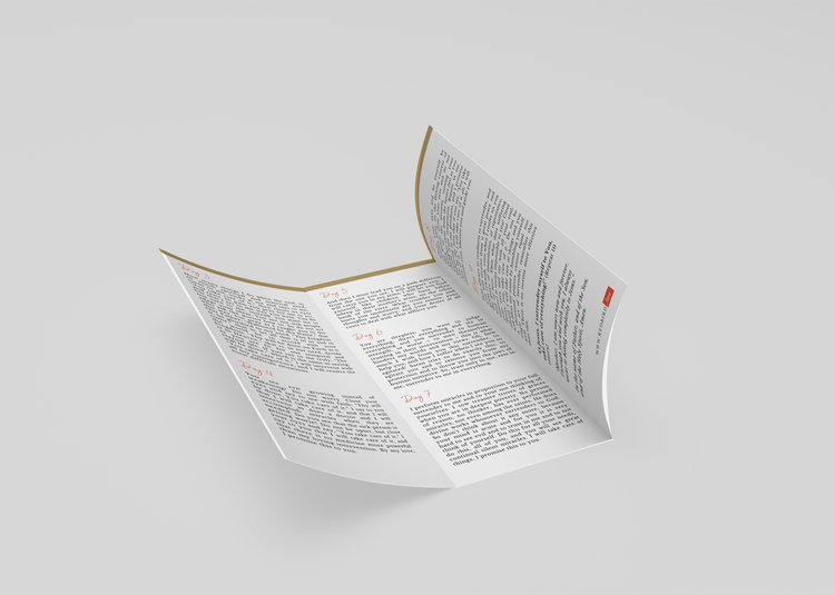 St. Catherine of Sweden Chaplet Parish Trifold Printable File — Red ...