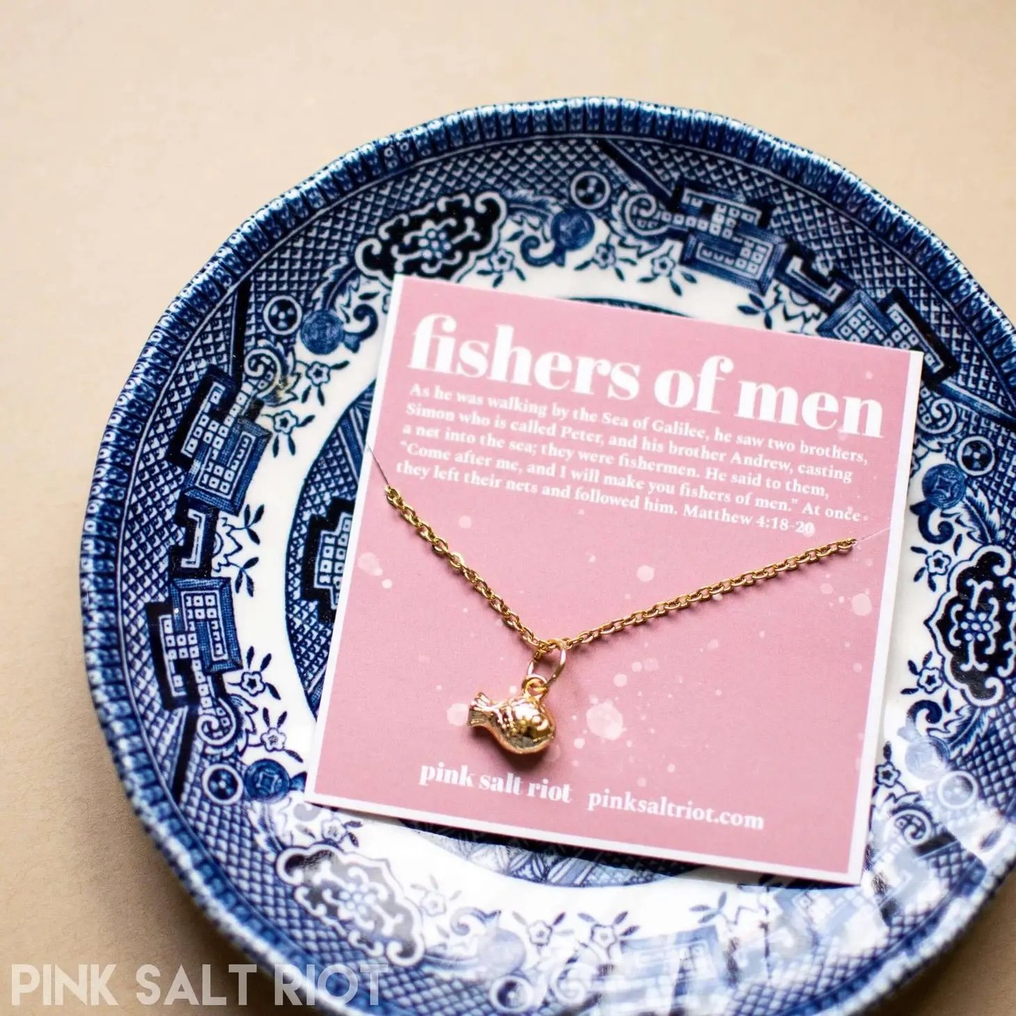 Fishers of Men Gold Necklace