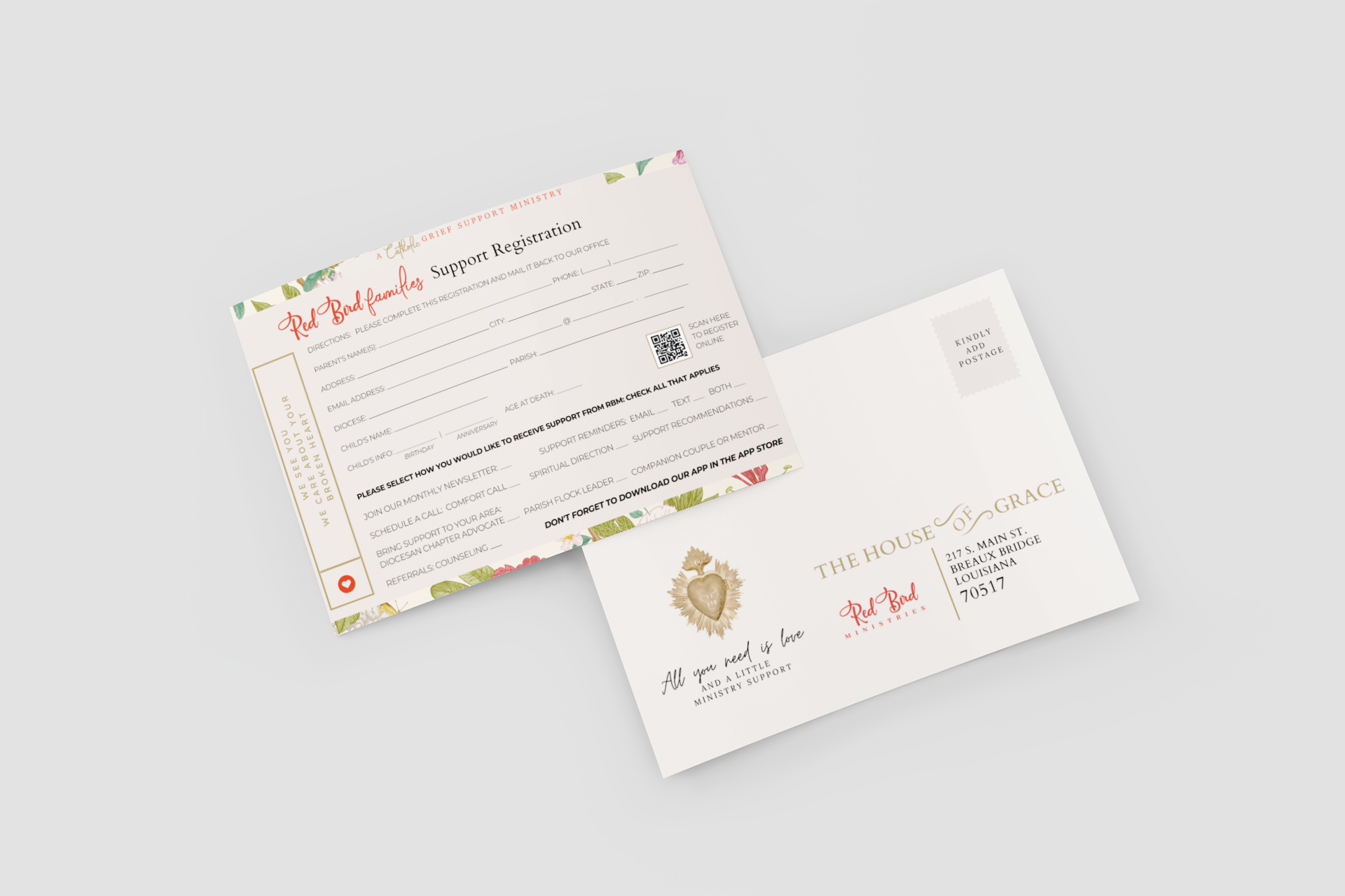 Family Support Registration Cards