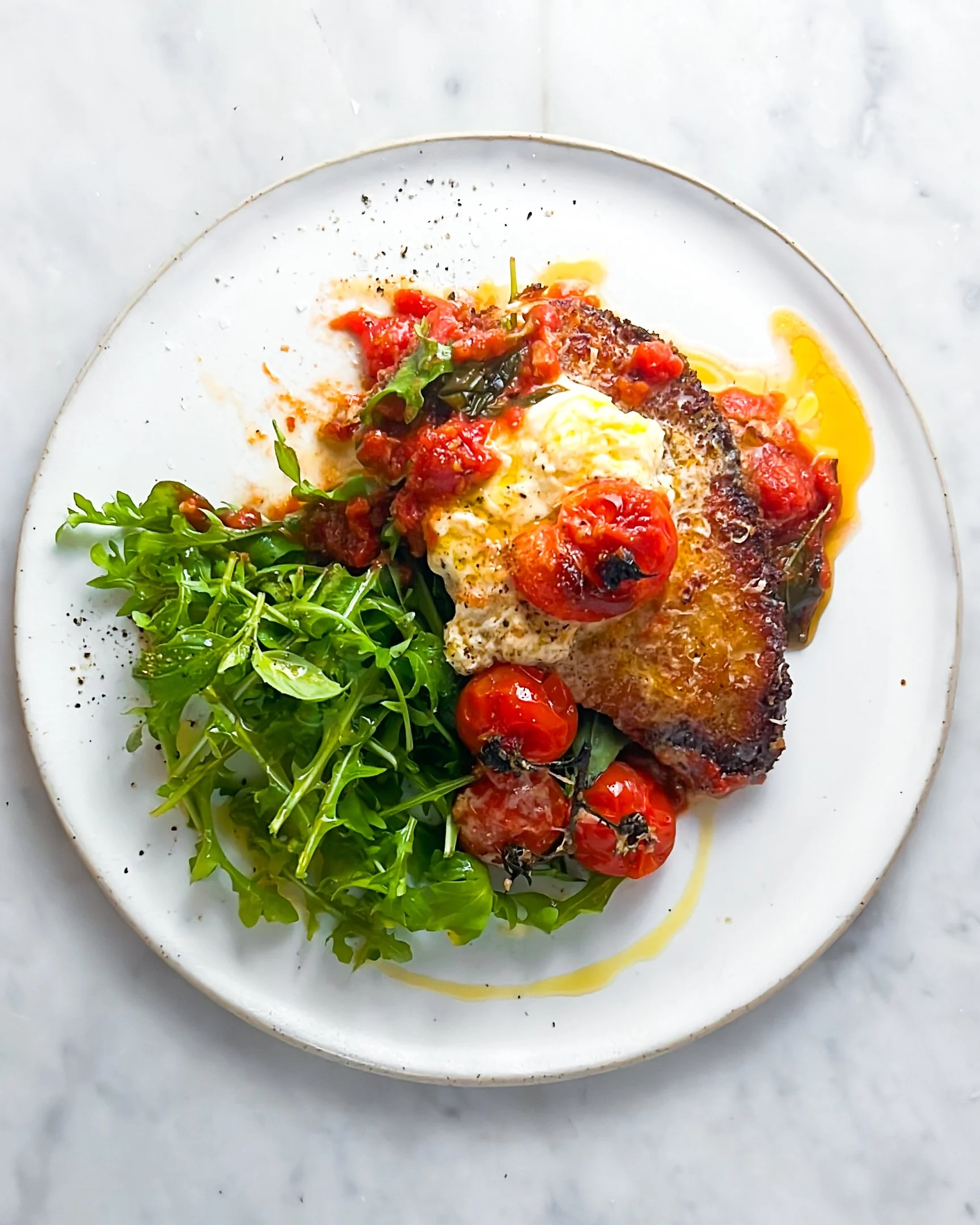 Angry Chicken Schnitty Parm 