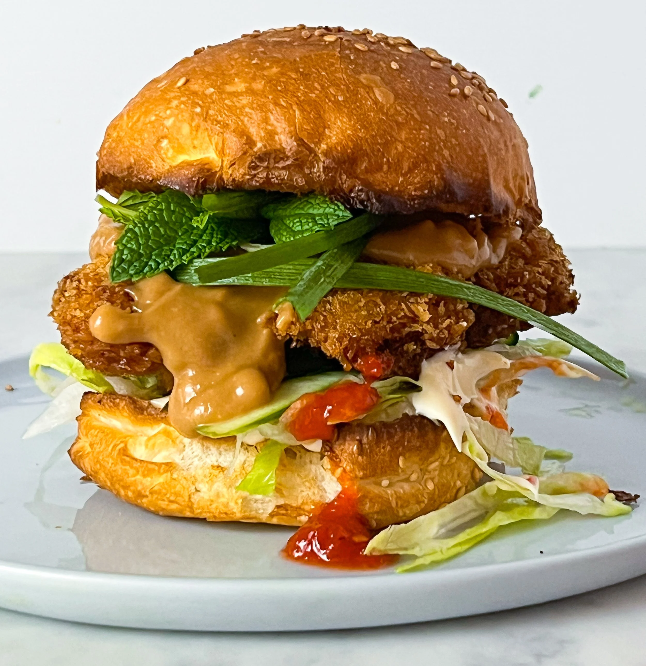 Coconut Chilli Satay Burger