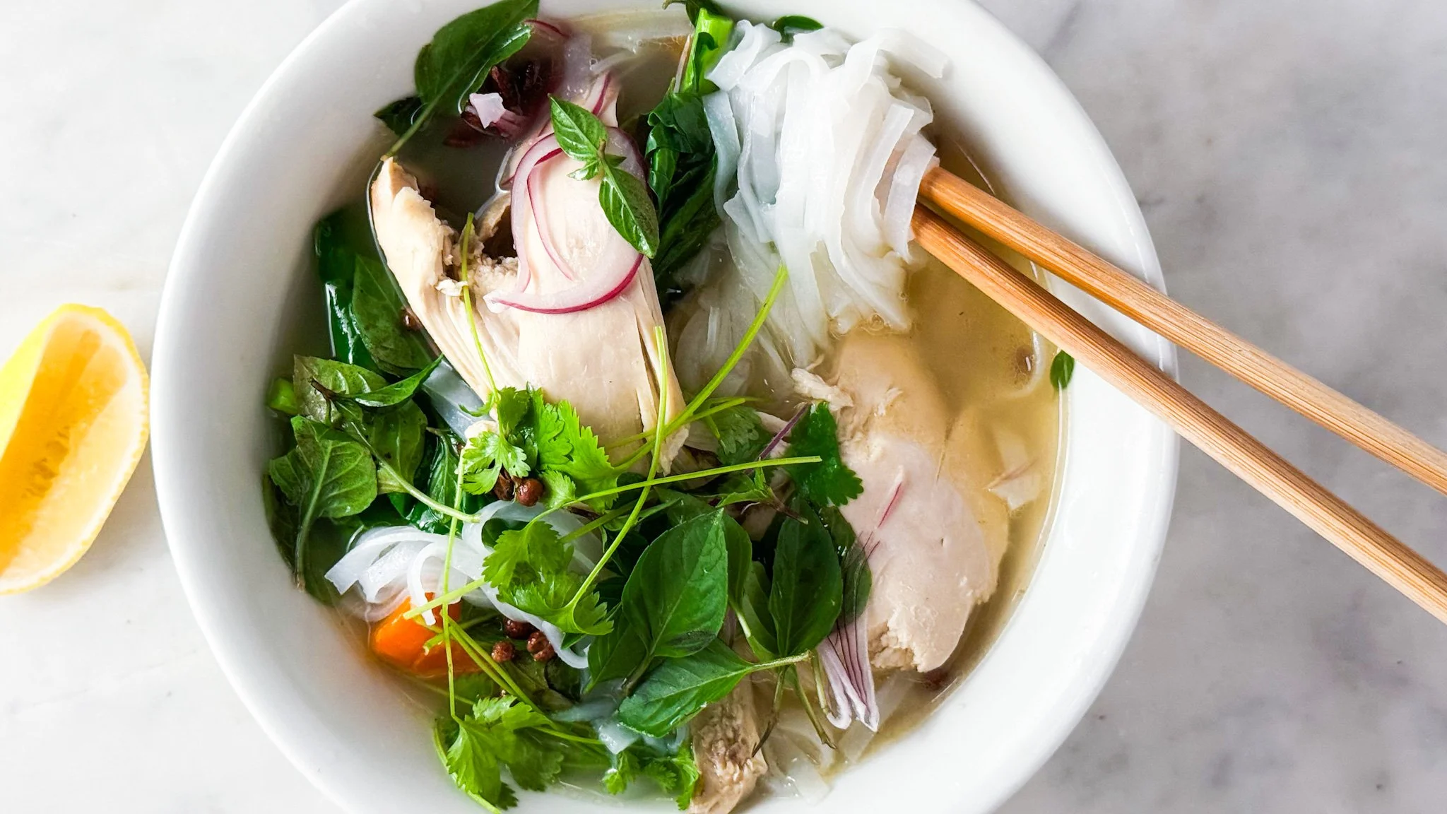 Roast Chicken Noodle Soup