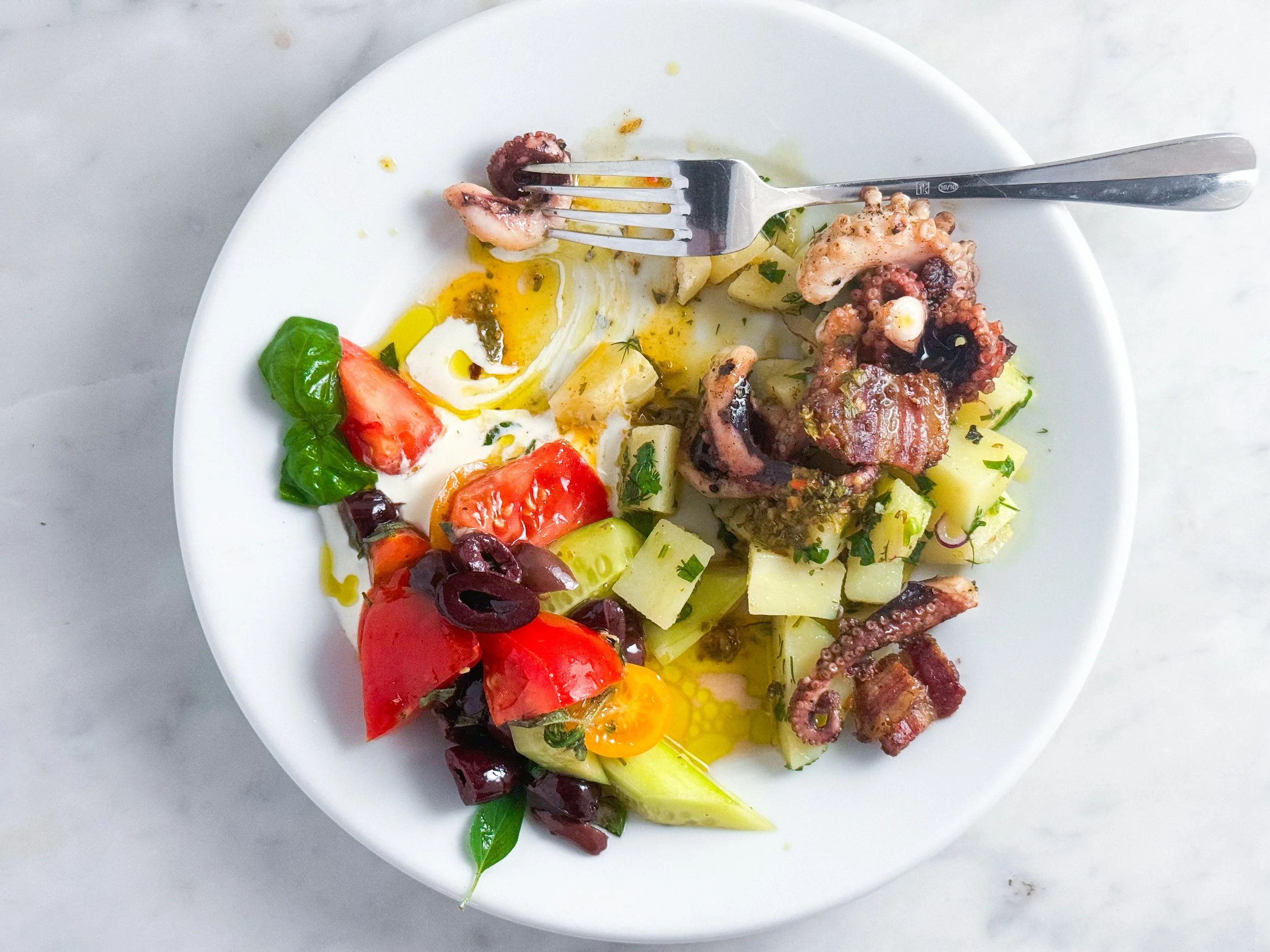 BBQd Occy &amp; Salads