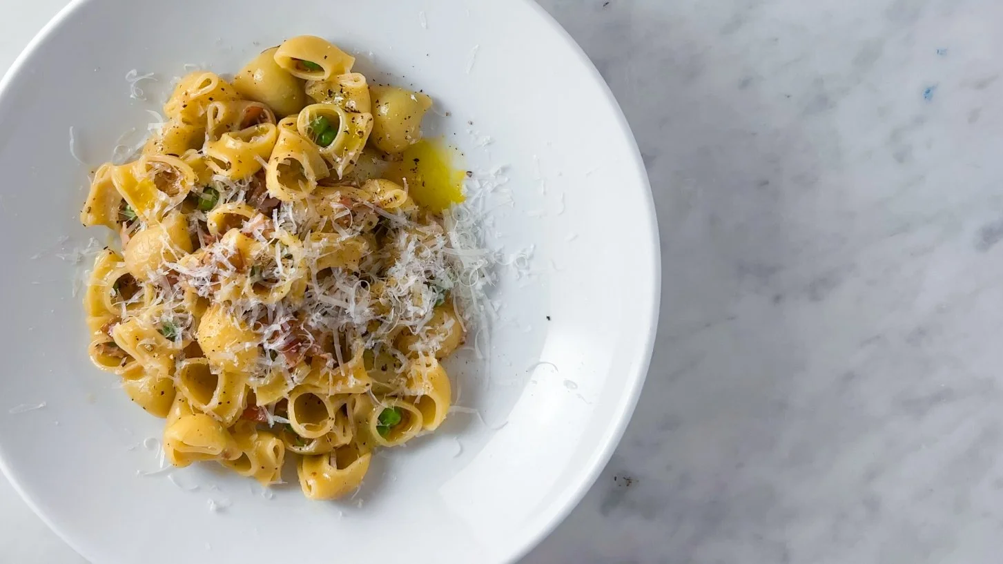 Carbonara Peas &amp; Shells