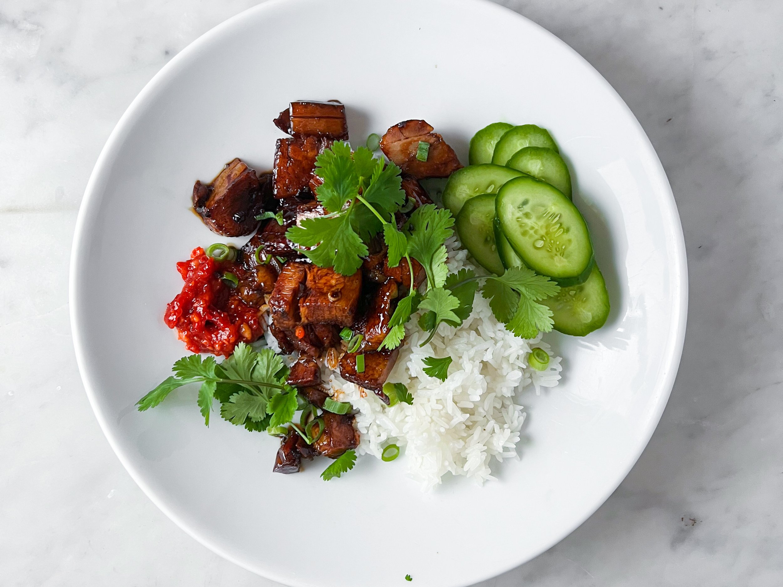 Twice Cooked Jammy Pork Belly