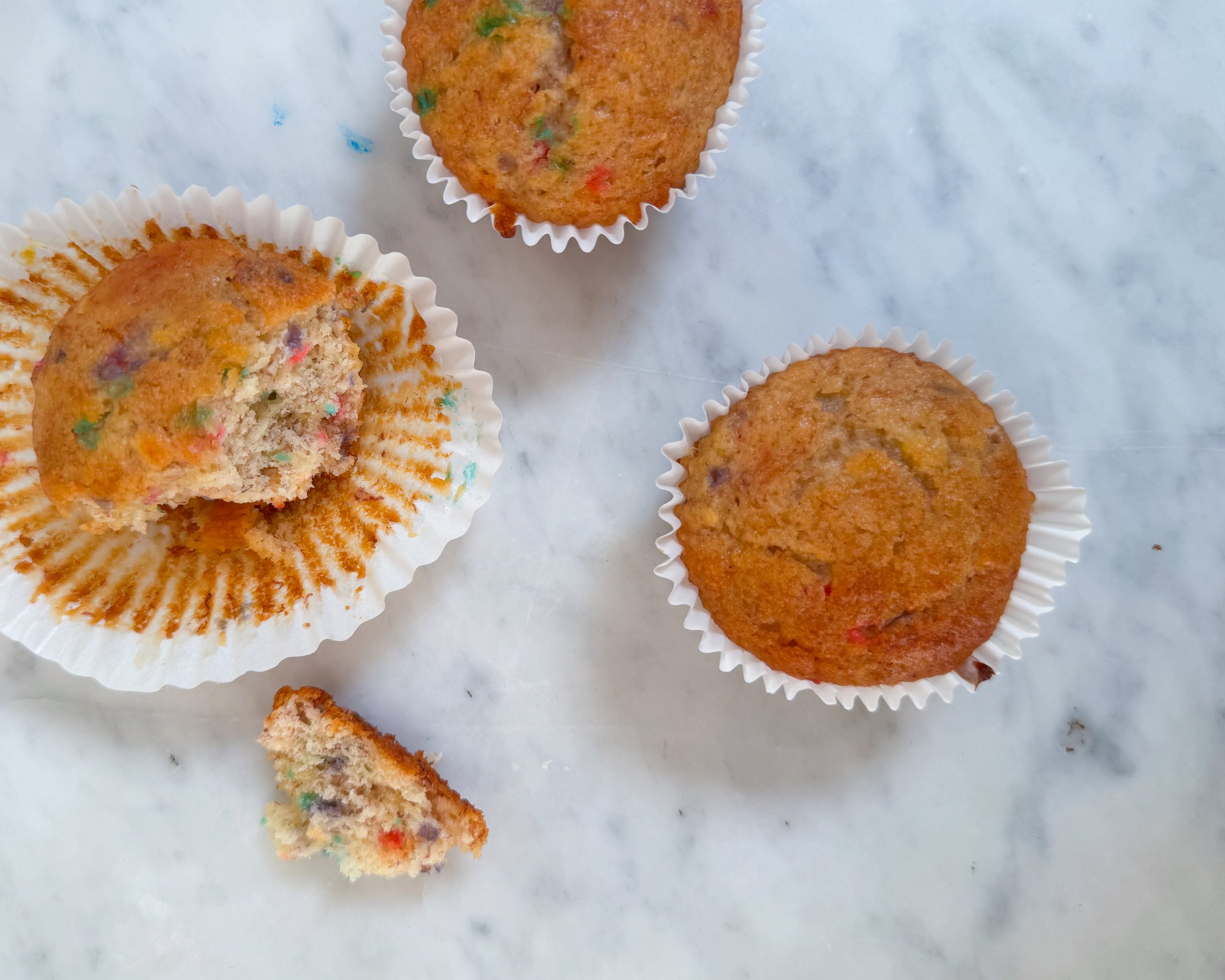 Back 2 School Banana Cupcakes