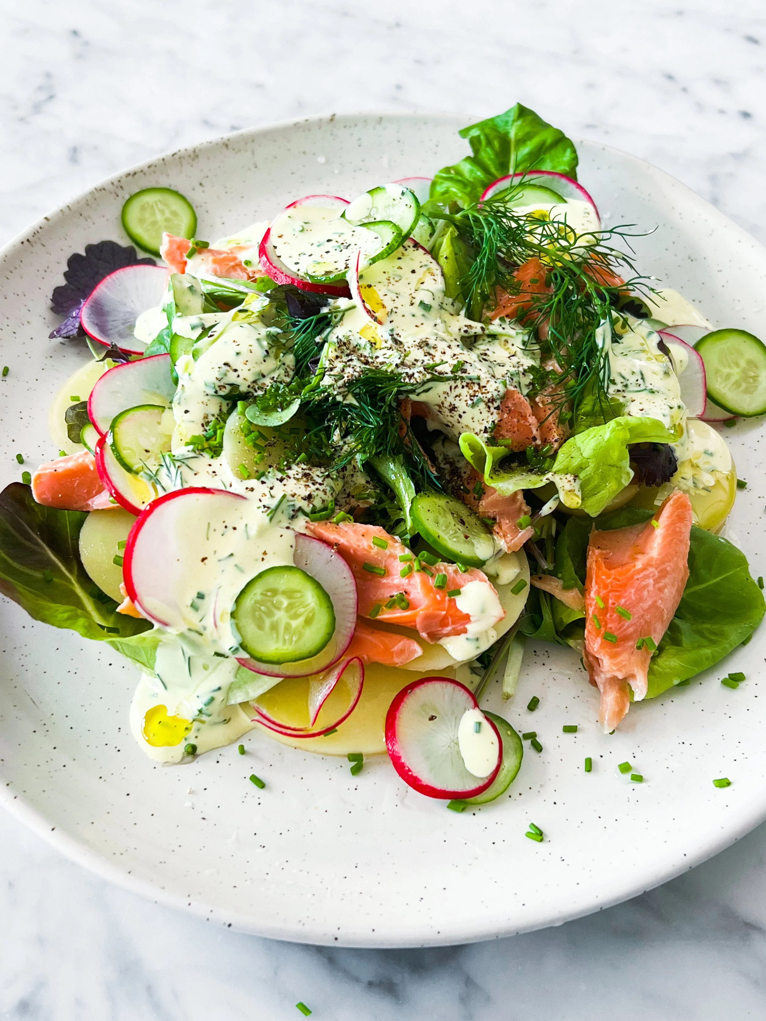 Smoked Trout &amp; Potato Salad
