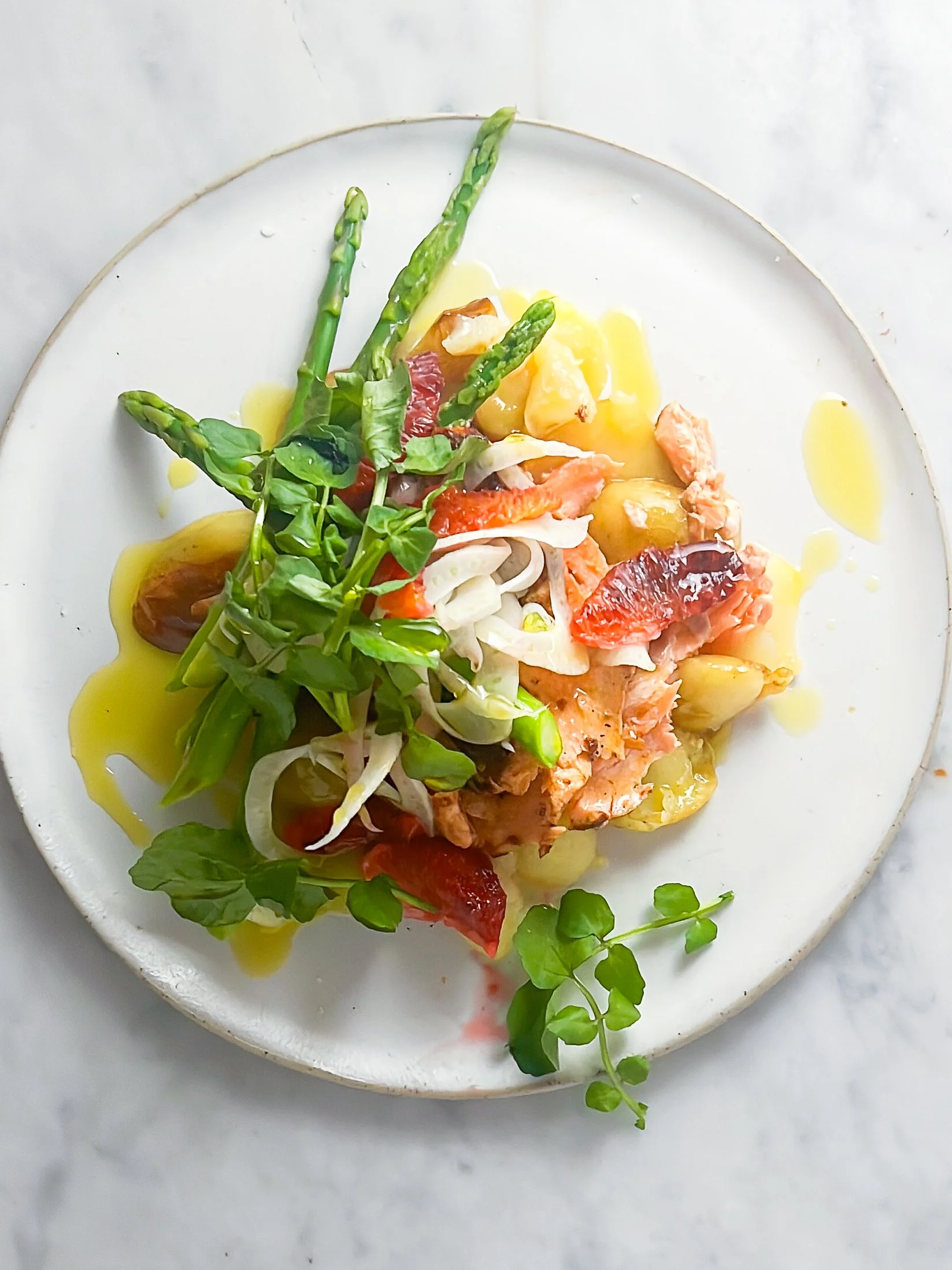 Side of Trout &amp; Salad