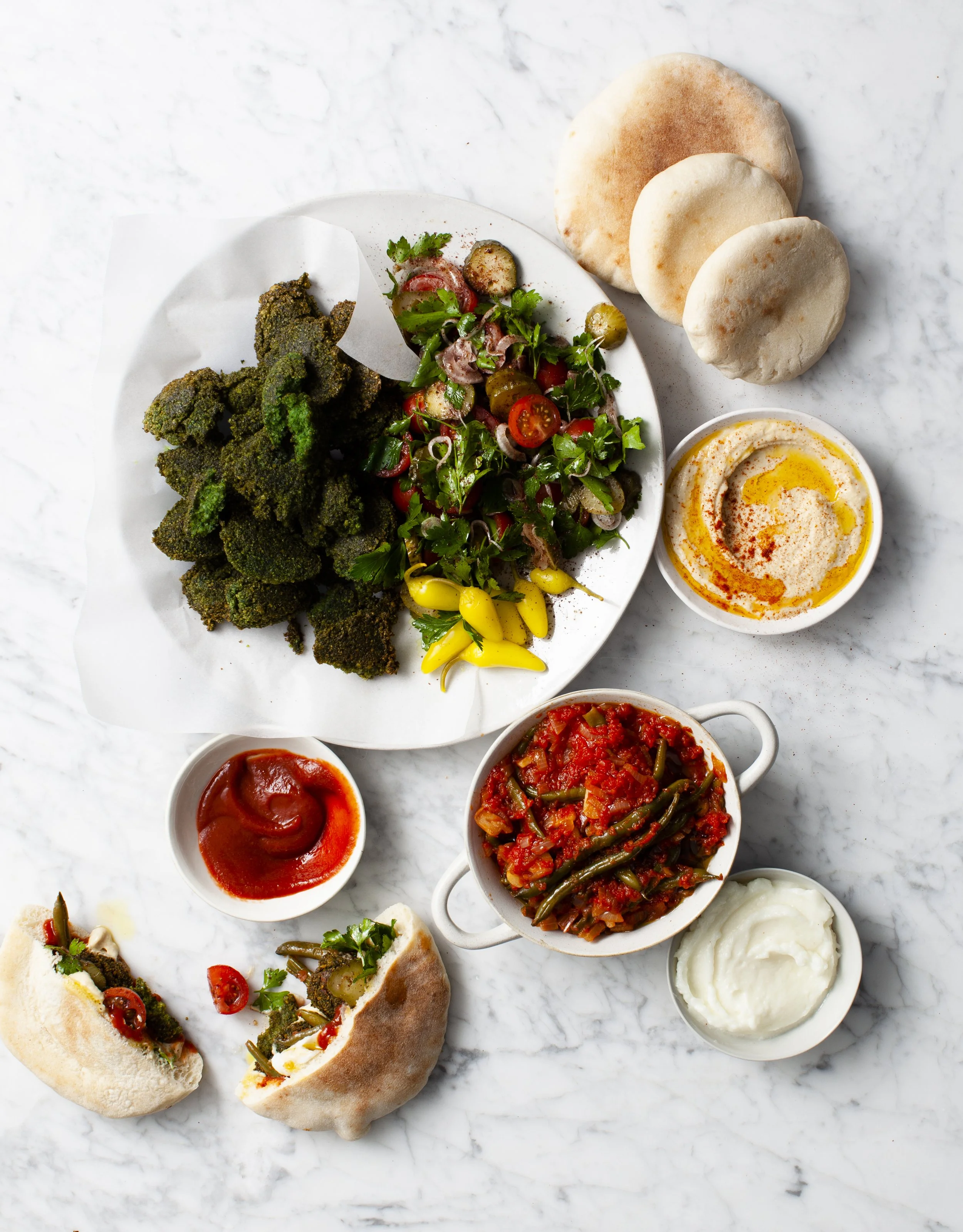 Spinach Falafels