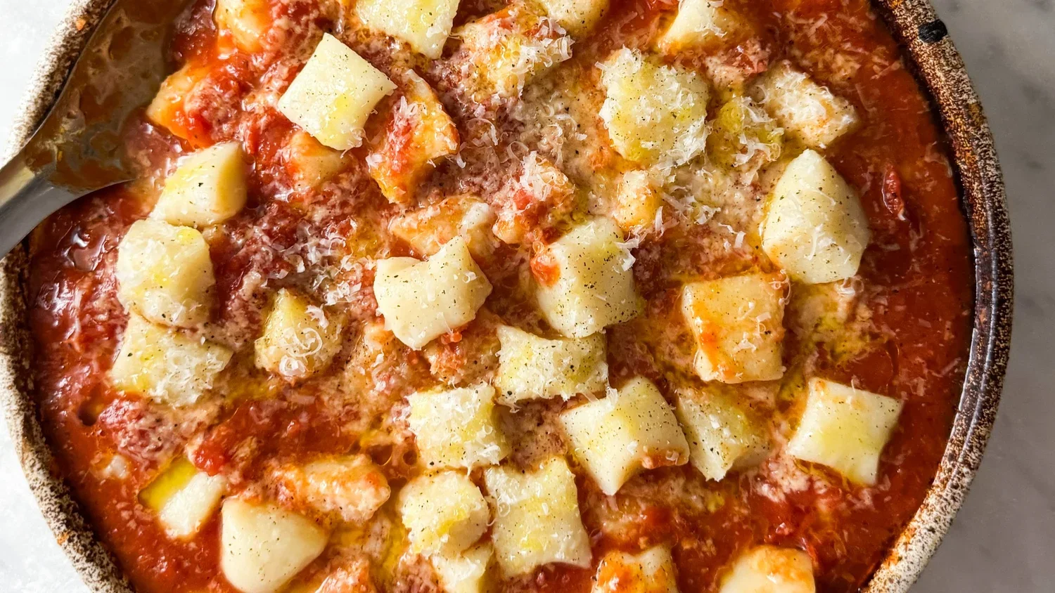 Gluten-Free Potato Gnocchi with Oven-Baked Tomato Sauce