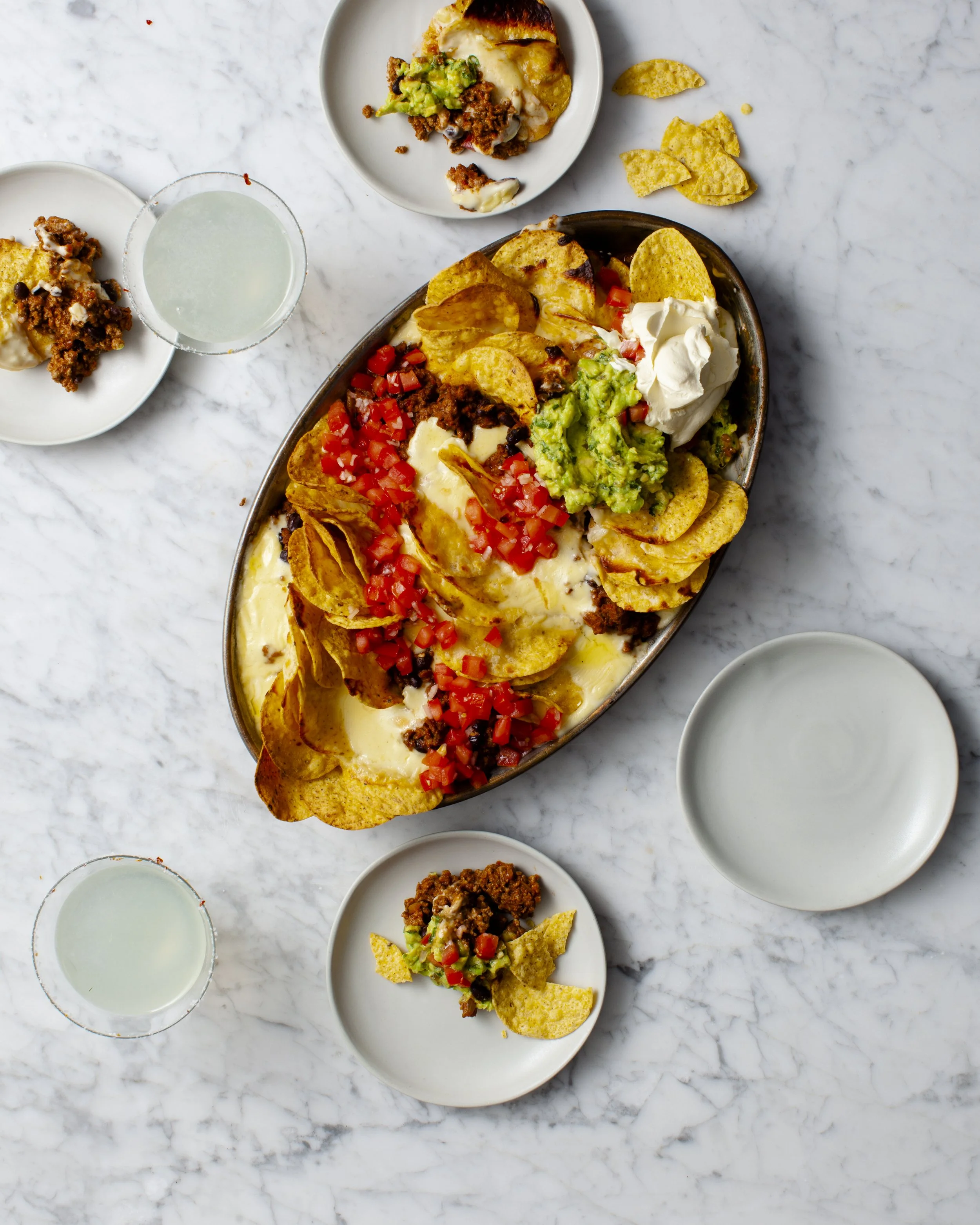 Beef &amp; Bean Nachos
