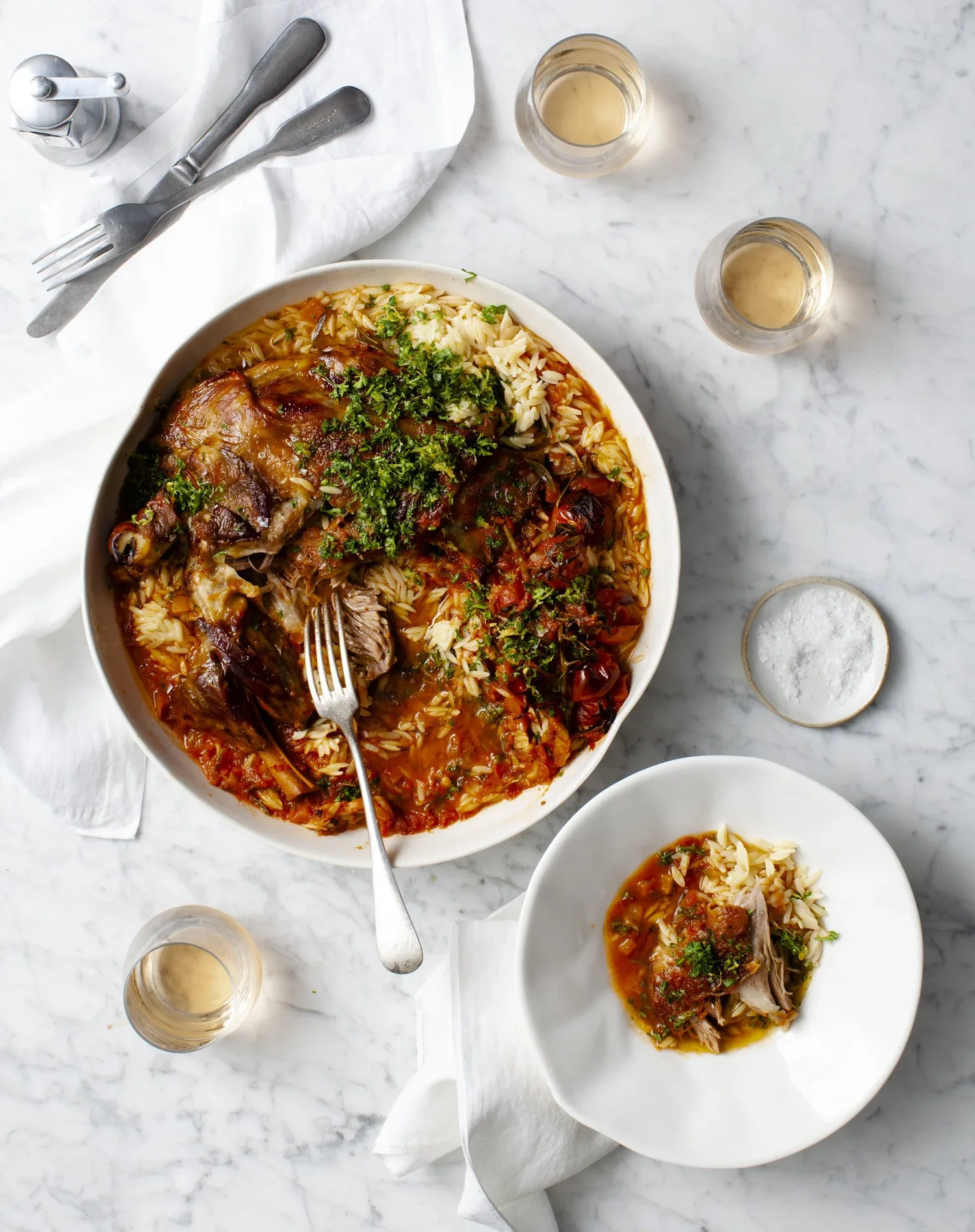 Soupy Greek Lamb Shoulder