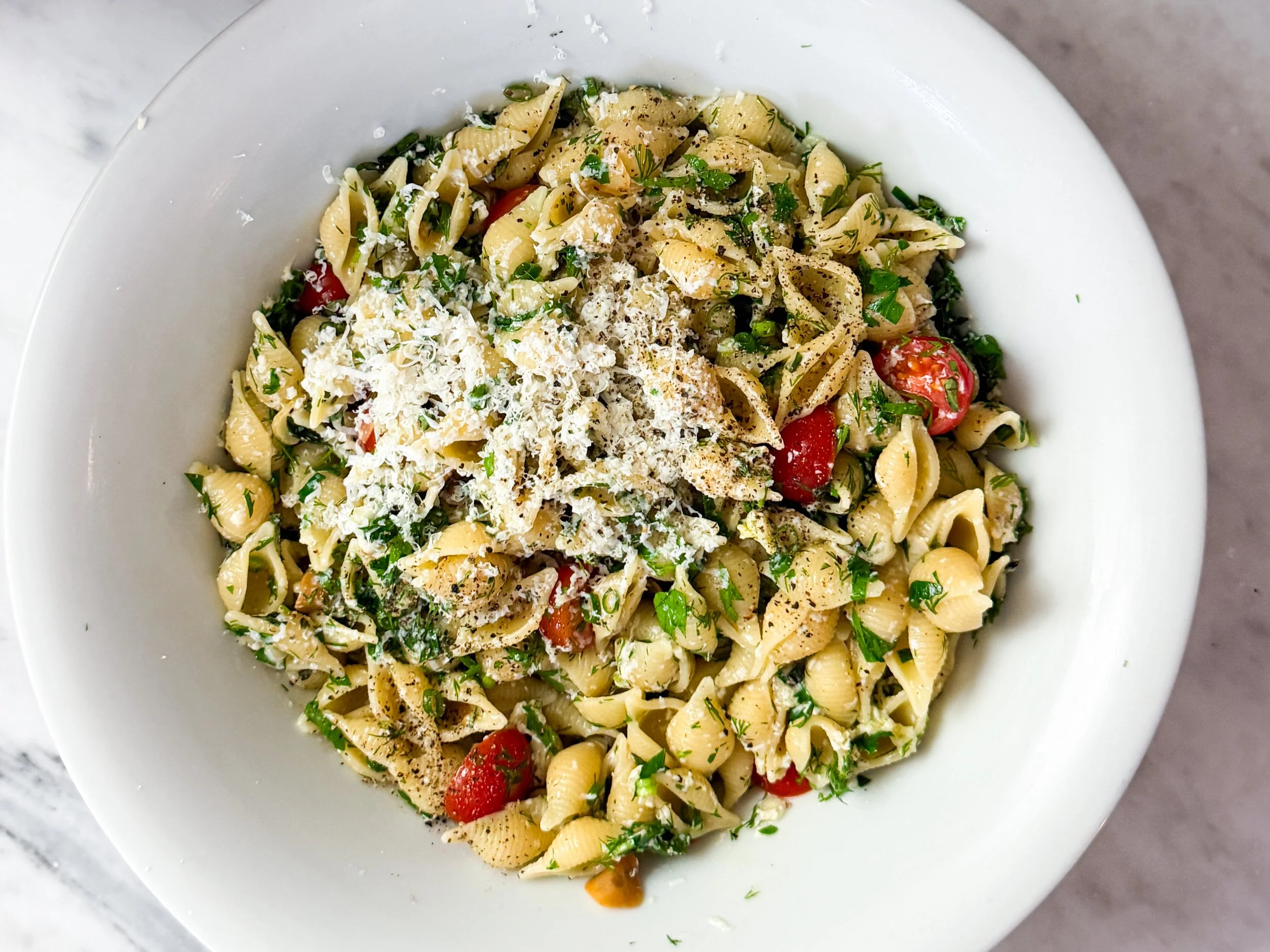Salad Dressing Pasta