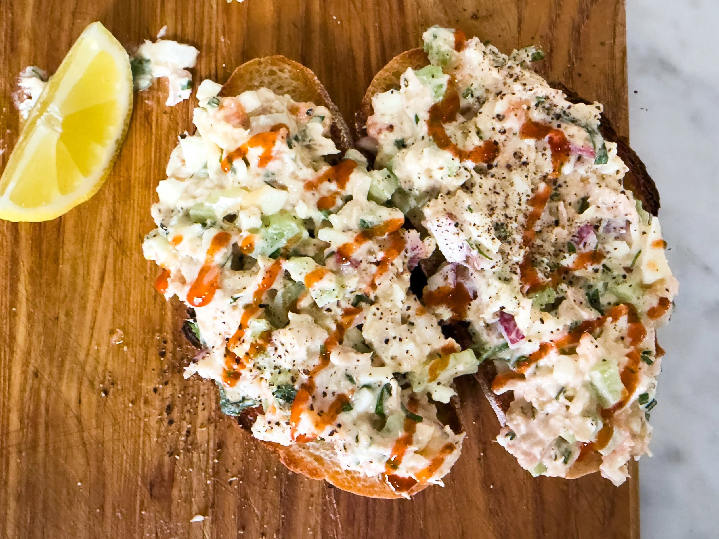 Crunchy Tuna Egg Smash