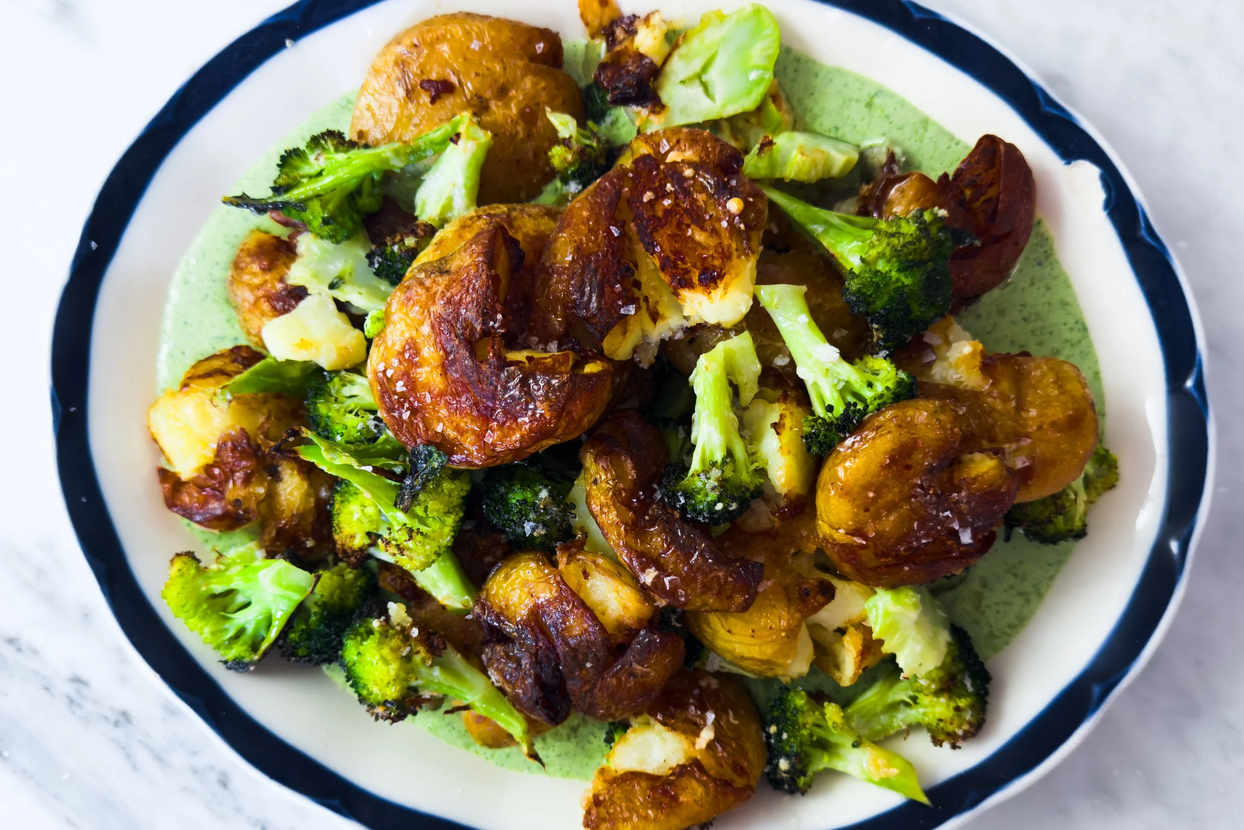 Green Goddess Potatoes