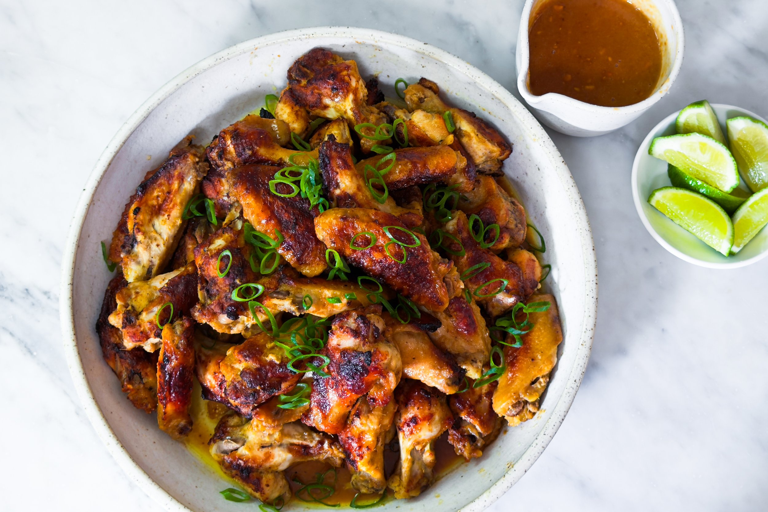 Miso Maple Peanut Wings