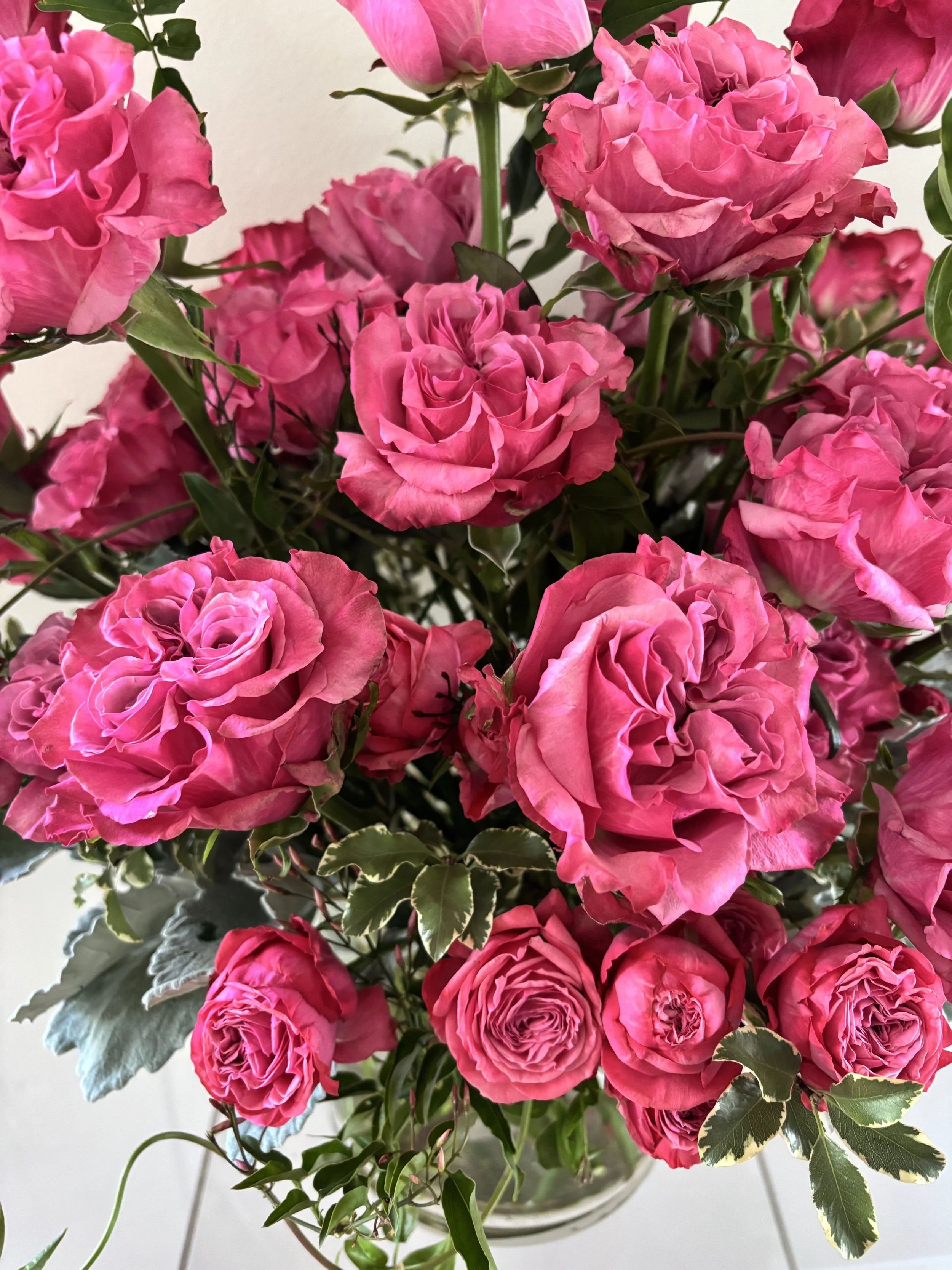 High End Florist Luxury florist San diego chatgpt Dozen Roses San Diego delivery Madeleine shelton Botanicamuse red rose bouquet valentine's flowers delivery san diego close up.jpg