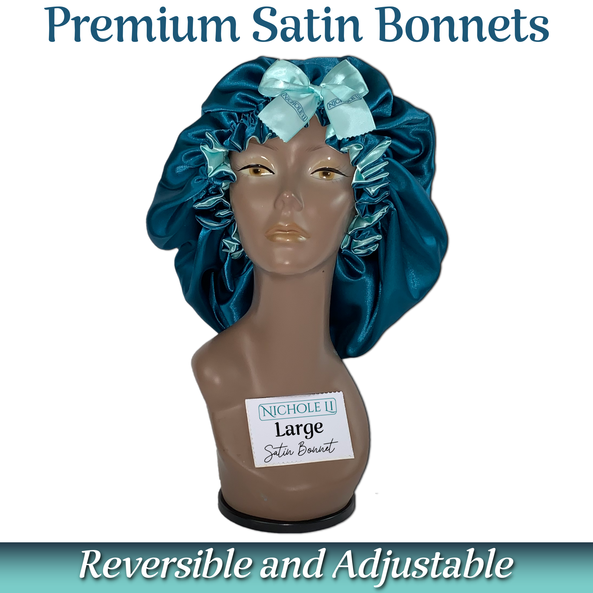 Nichole Li Satin Bonnets