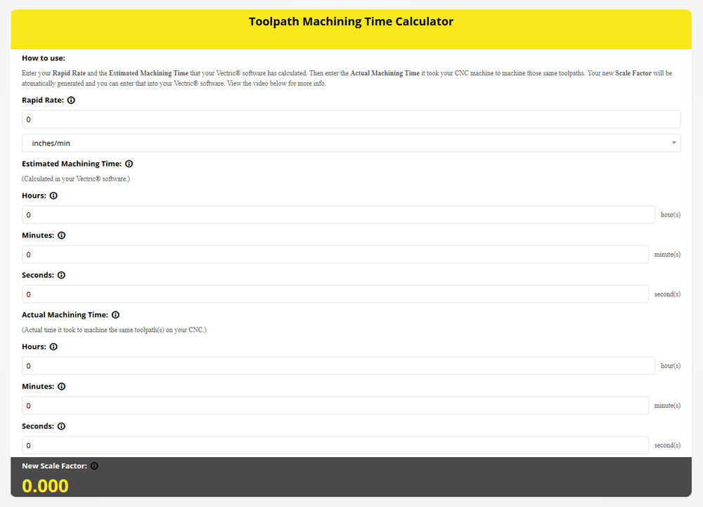 Tool Timing Chart Tools — Learn Your CNC