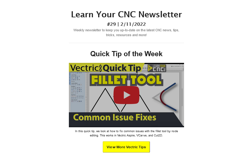 Learn Your CNC Newsletter #29