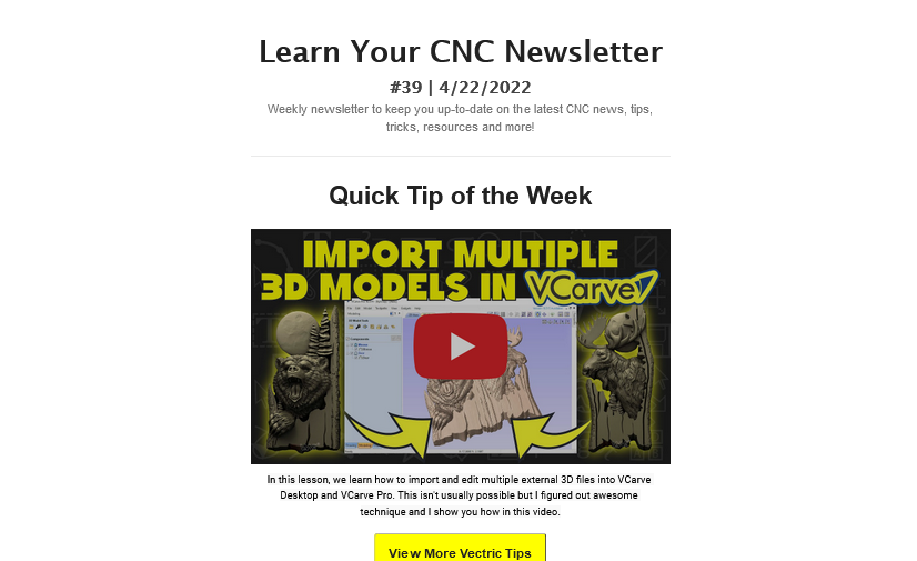 Learn Your CNC Newsletter #39