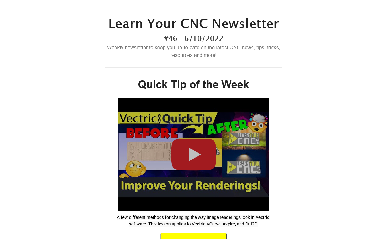 Learn Your CNC Newsletter #46