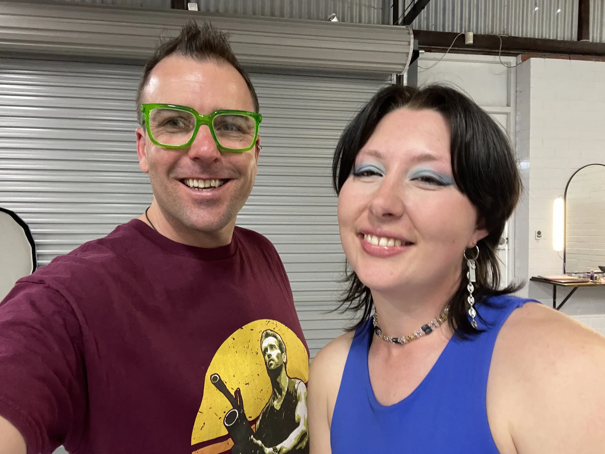 Alien Echo shoot 2 selfies Mark Regan  2.jpg