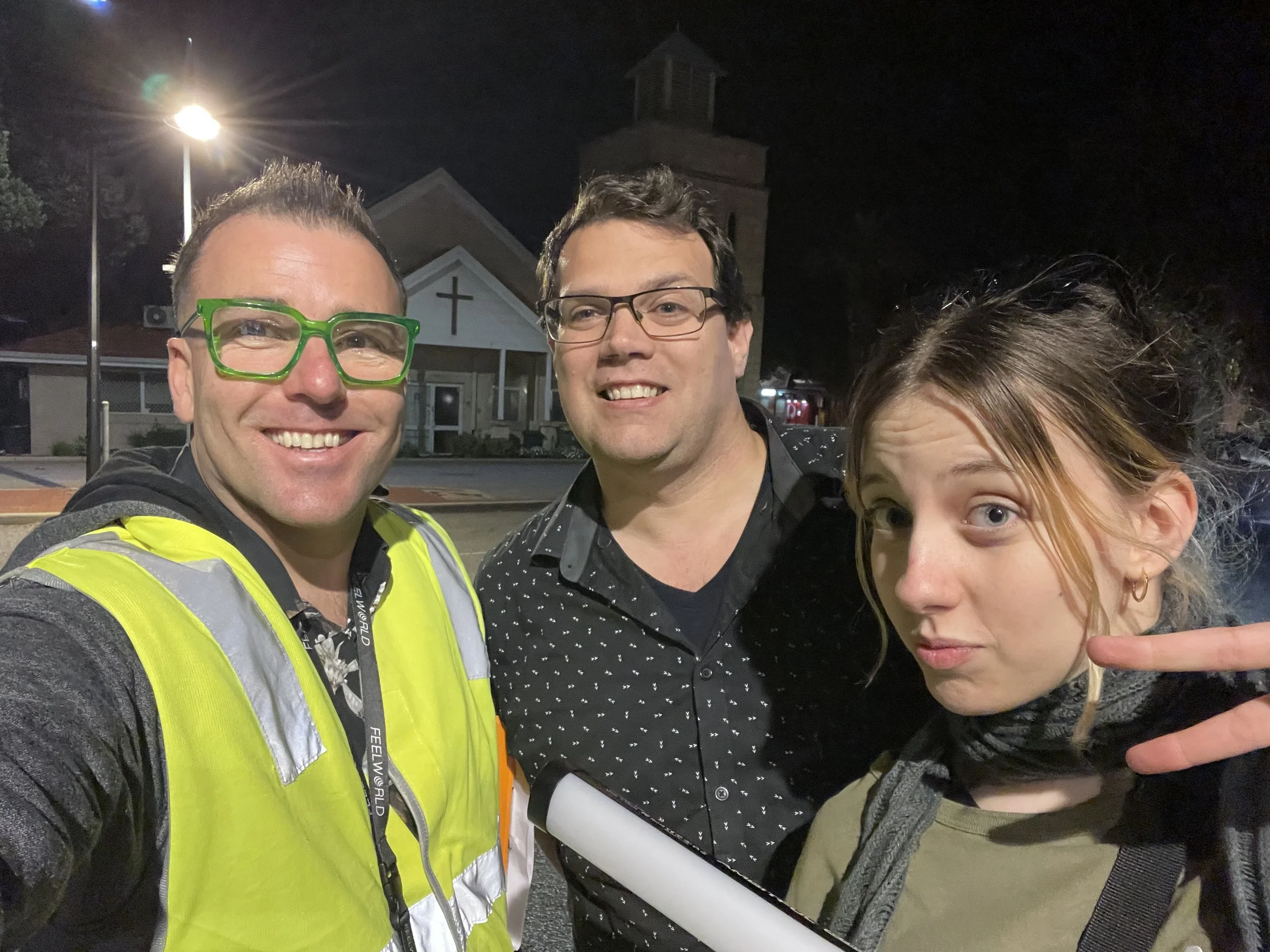 Alien Echo shoot 3 selfies crew Mark Regan  7.jpg