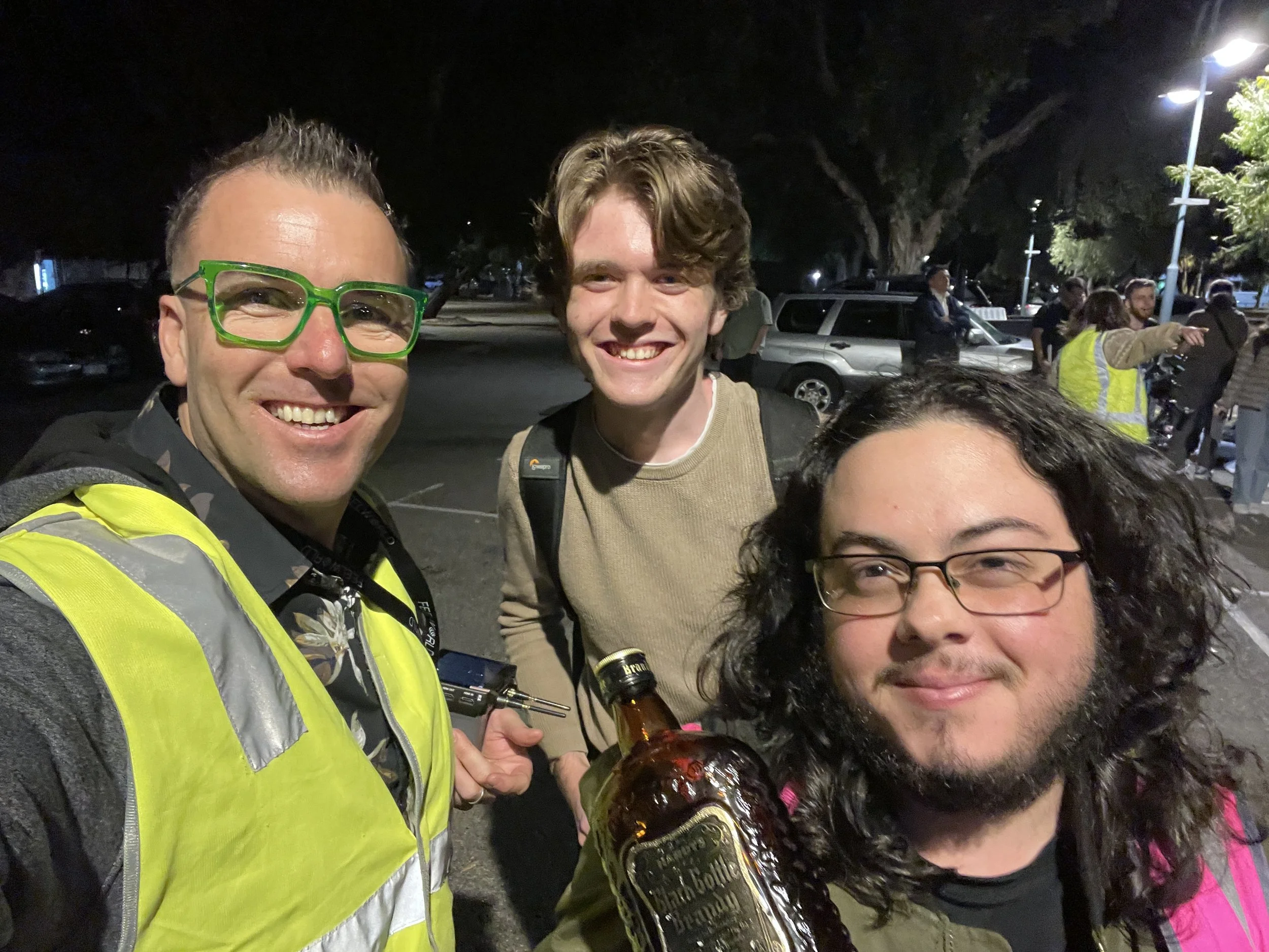 Alien Echo shoot 3 selfies crew Mark Regan  2.jpg
