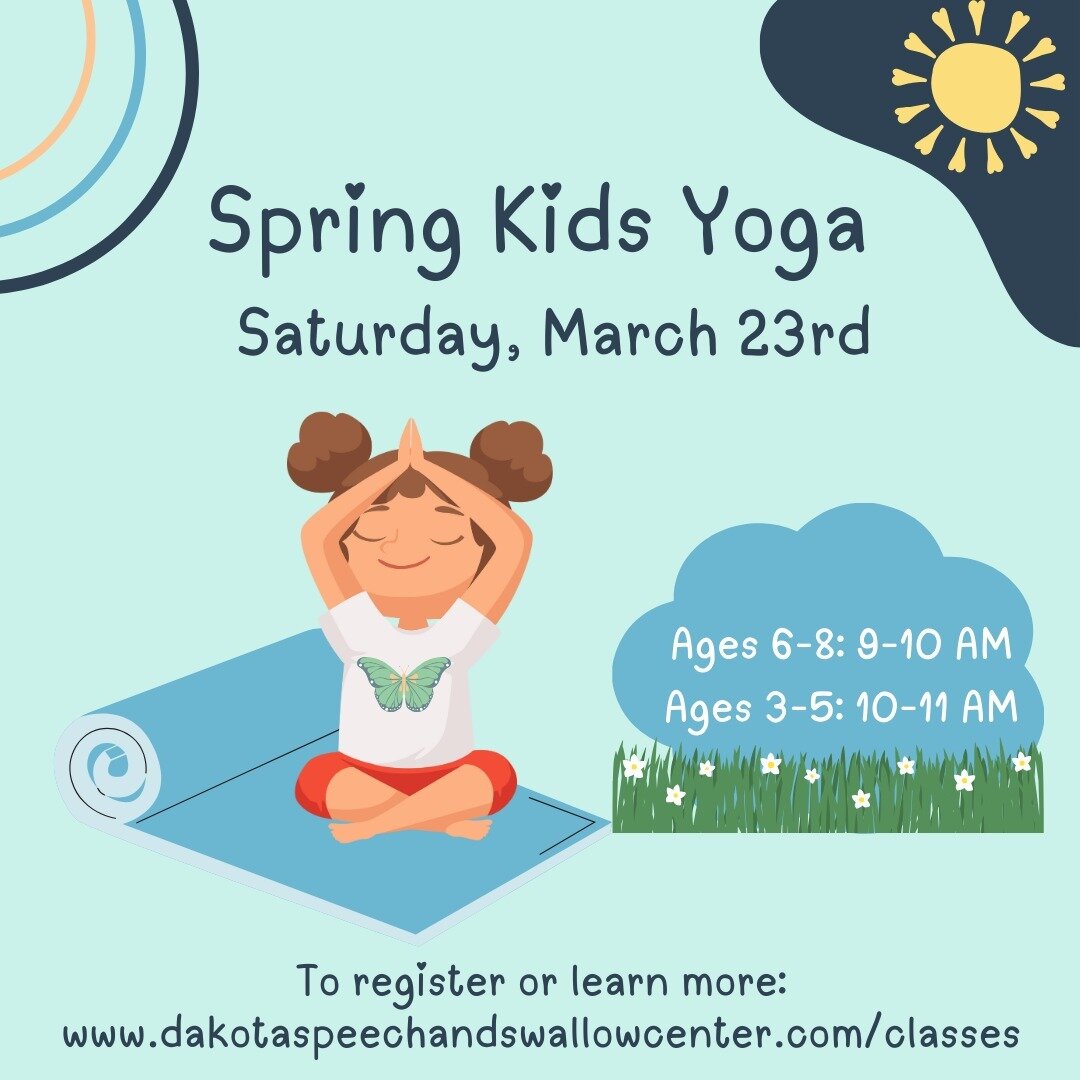 We are thrilled to be able to start offering classes, groups, and trainings at our clinic. 

🌿First up, Spring Kids Yoga with Tiffany!

🐥Join Tiffany for a SPRING themed yoga class! 
Class involves themed yoga, breathwork, mindfulness, games, and c