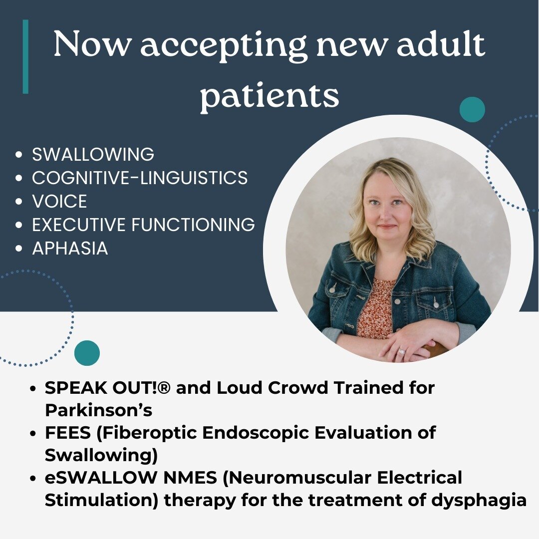 Koni is now accepting new adult patients!

Looking to find services for you or your loved one without being put on a waiting list?

Koni treats swallowing, voice, cognitive-linguistics, executive functioning, aphasia, and related areas. Services may 