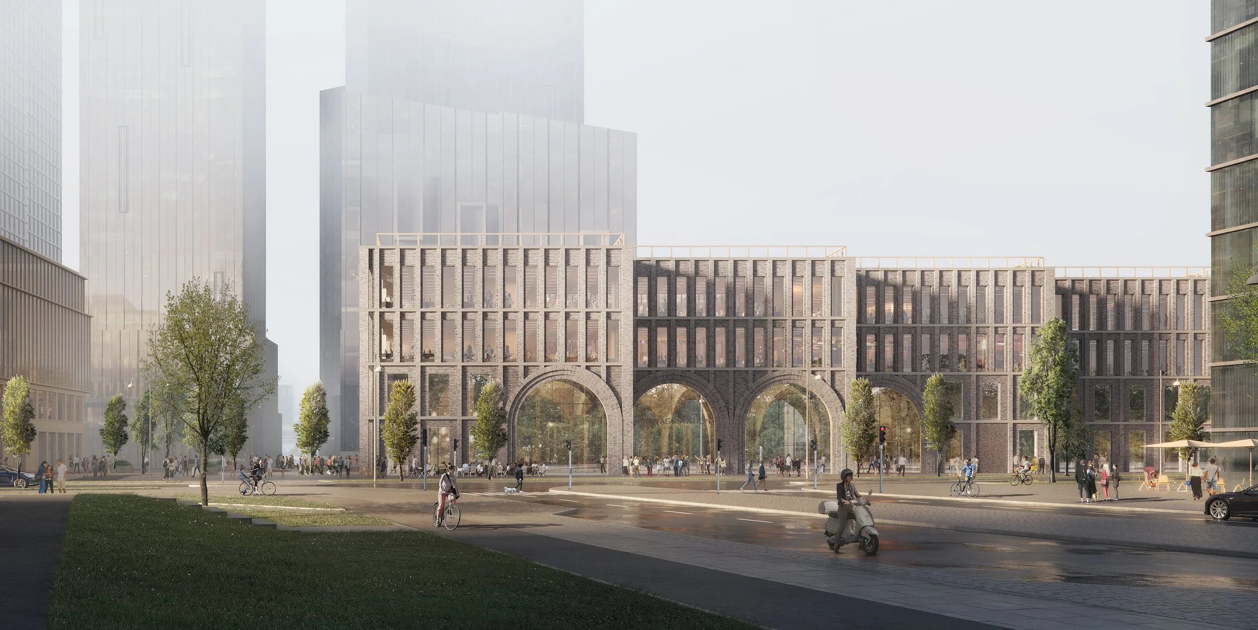 Competition win Gothenburg's new station building — Reiulf Ramstad