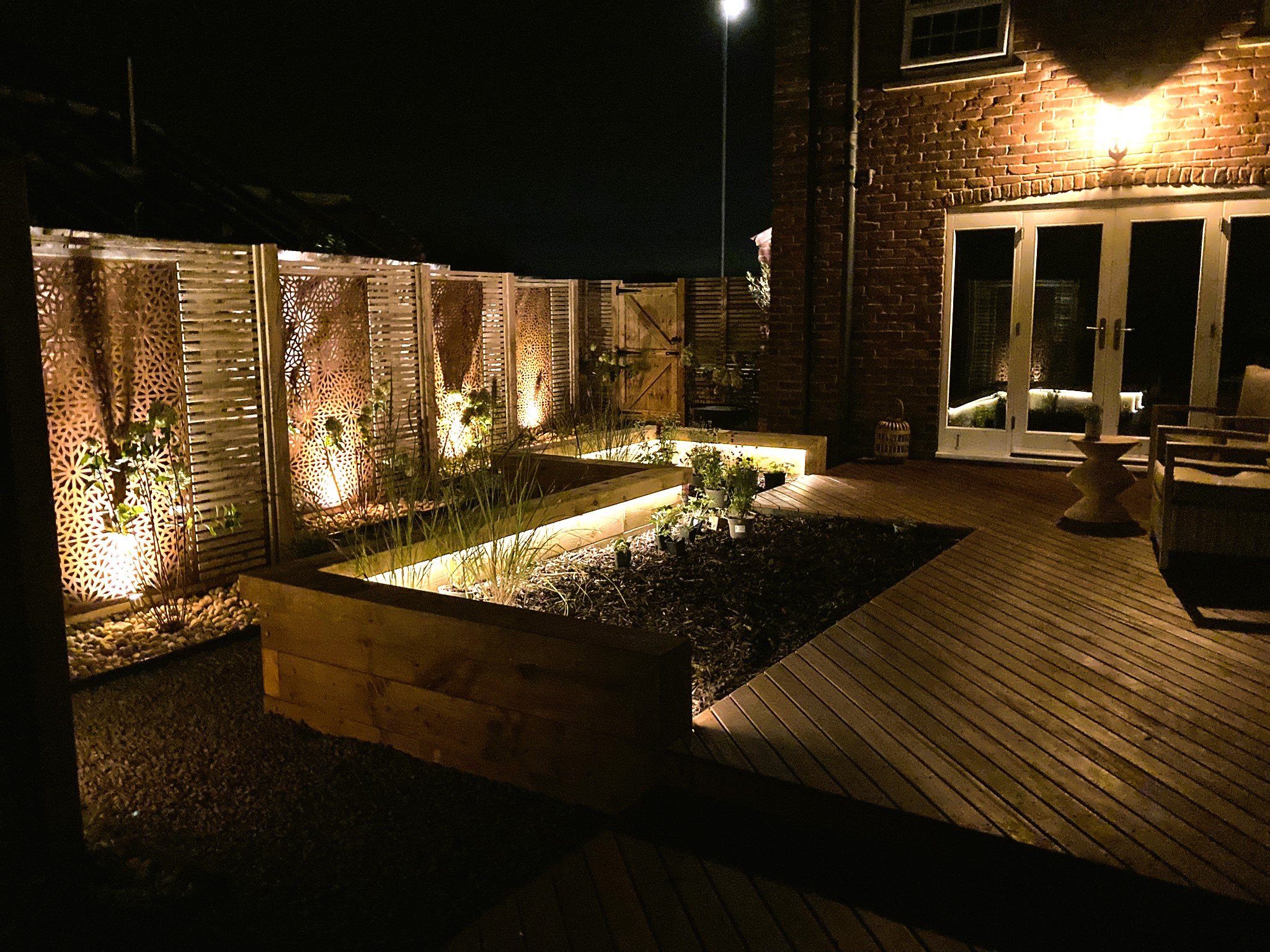 Rear garden design Rufford Garden Designs